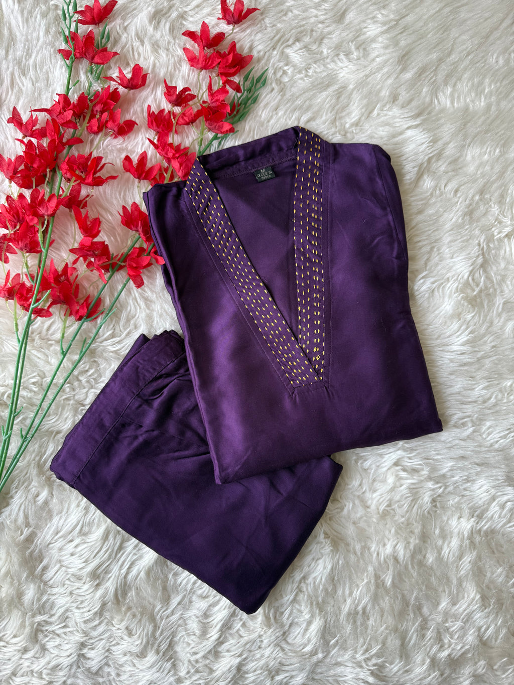 “Plus Size” Gazi Silk Kurti Plazo Set
