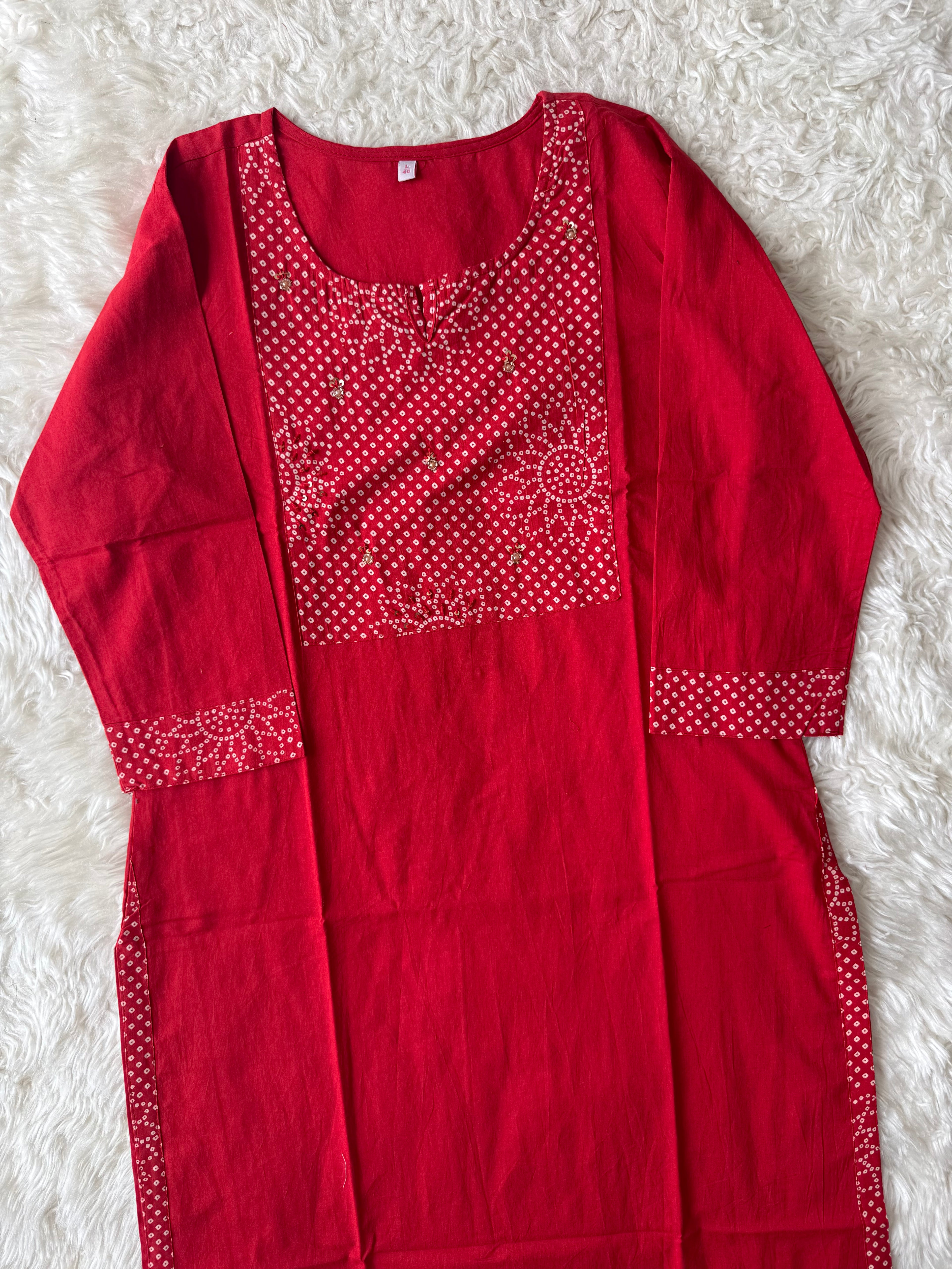 Premium Cotton Kurti Pant Set