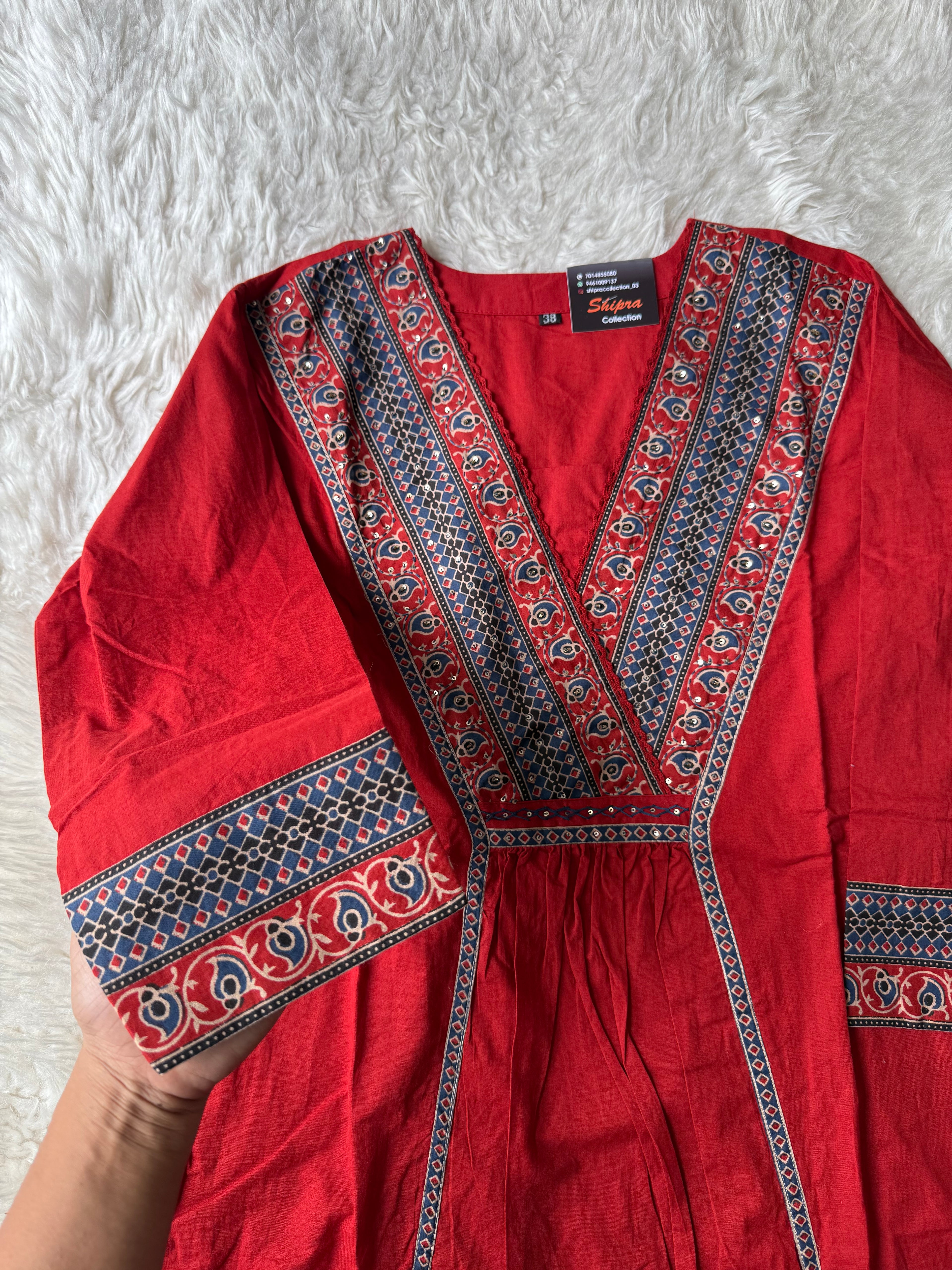 Premium Cotton Kurti Pant Dupatta Set