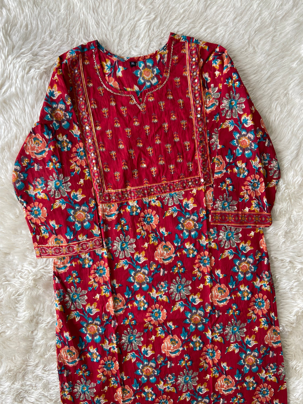 Budget Friendly Kurti Pant Dupatta Set