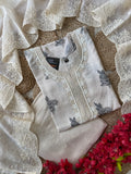 “Plus Size” Crepe Silk Kurti Pant Dupatta Set