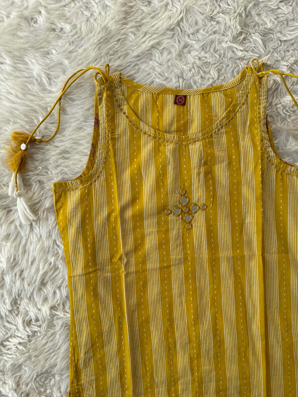 Pure Cotton Sleeveless Co-ord Set
