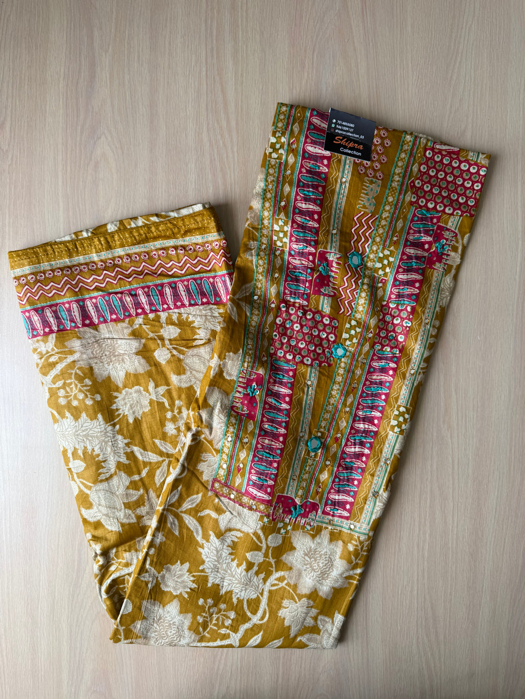 Premium Cotton Unstitched Set