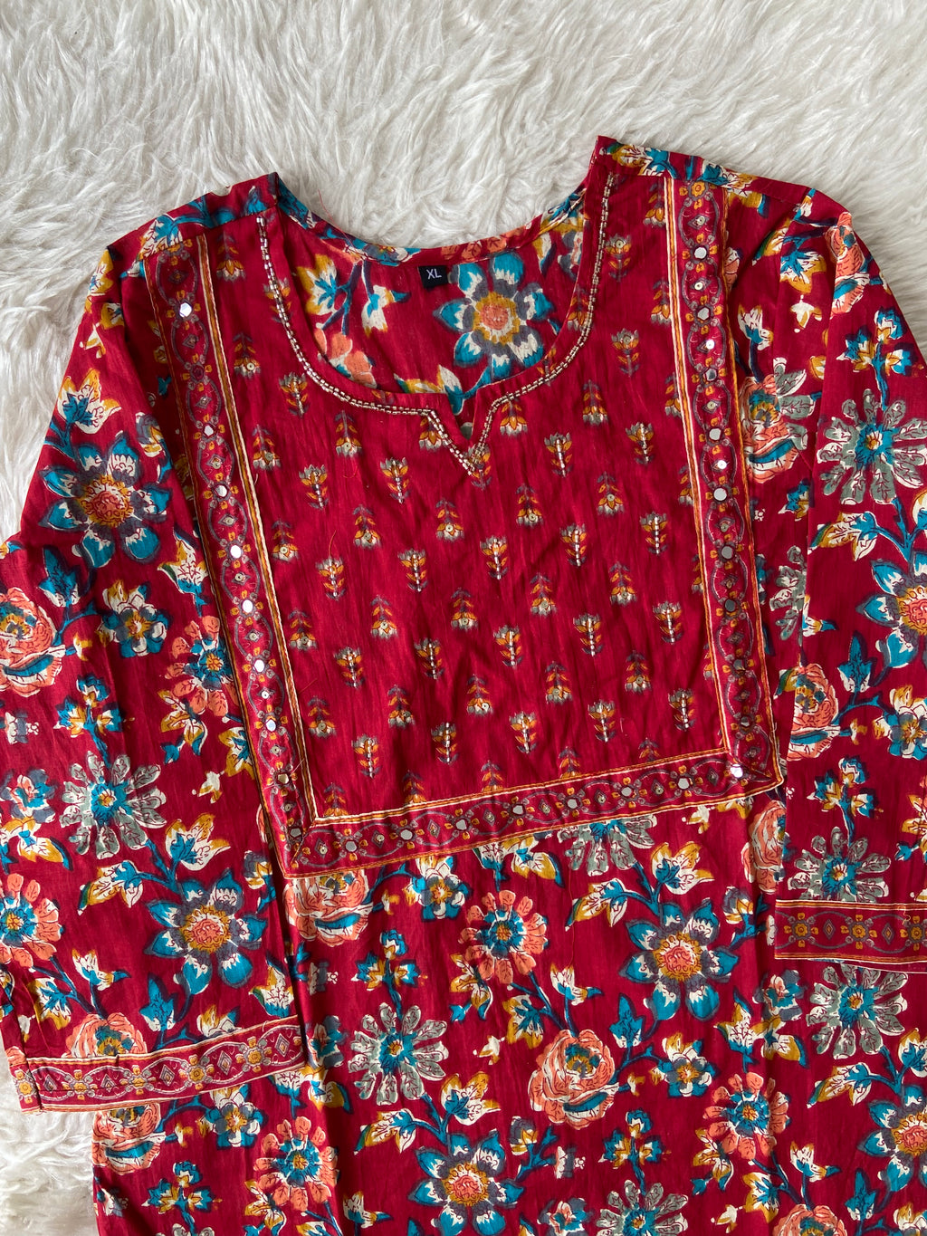 Budget Friendly Kurti Pant Dupatta Set