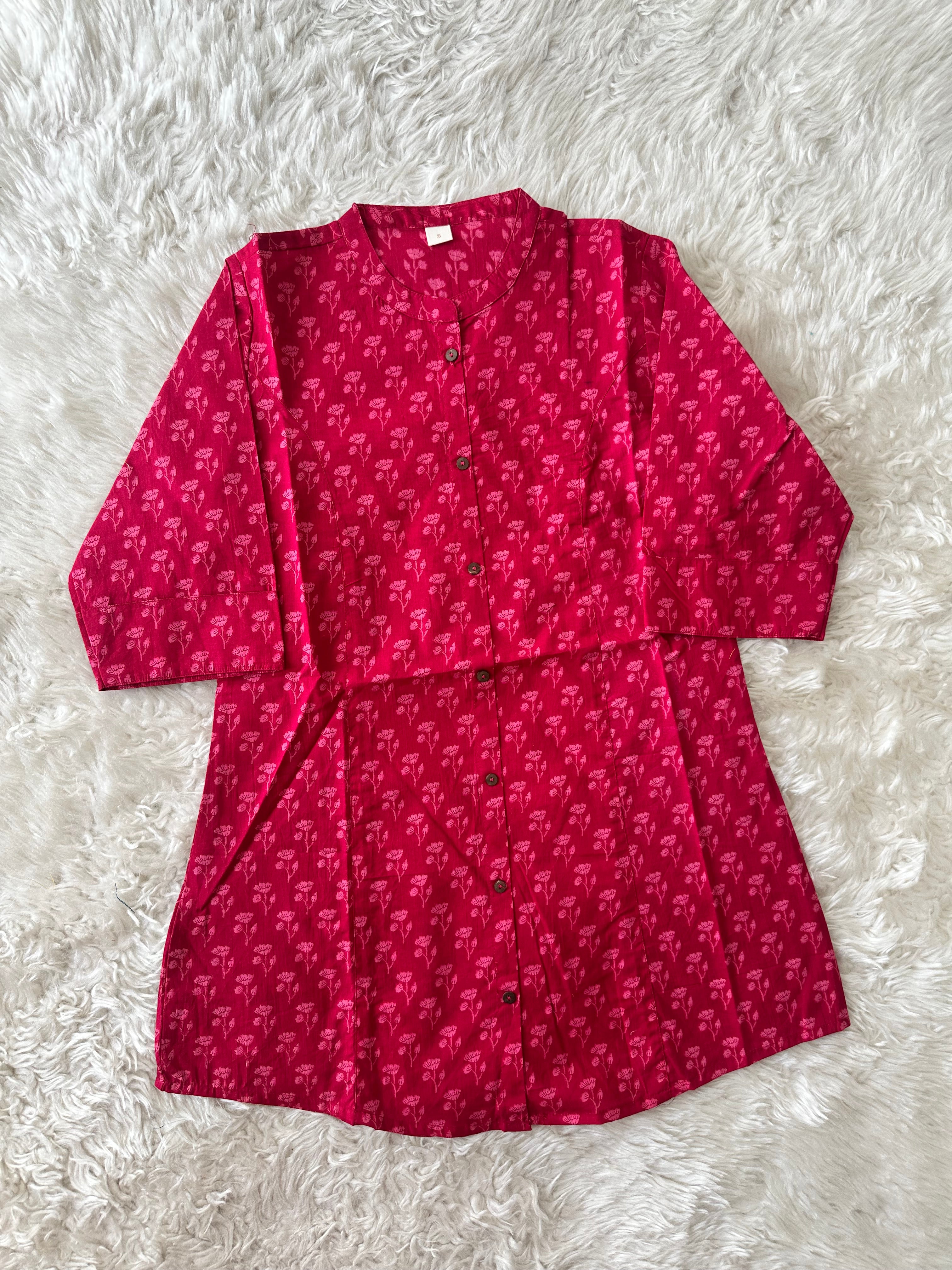 Premium Cotton Short Kurti