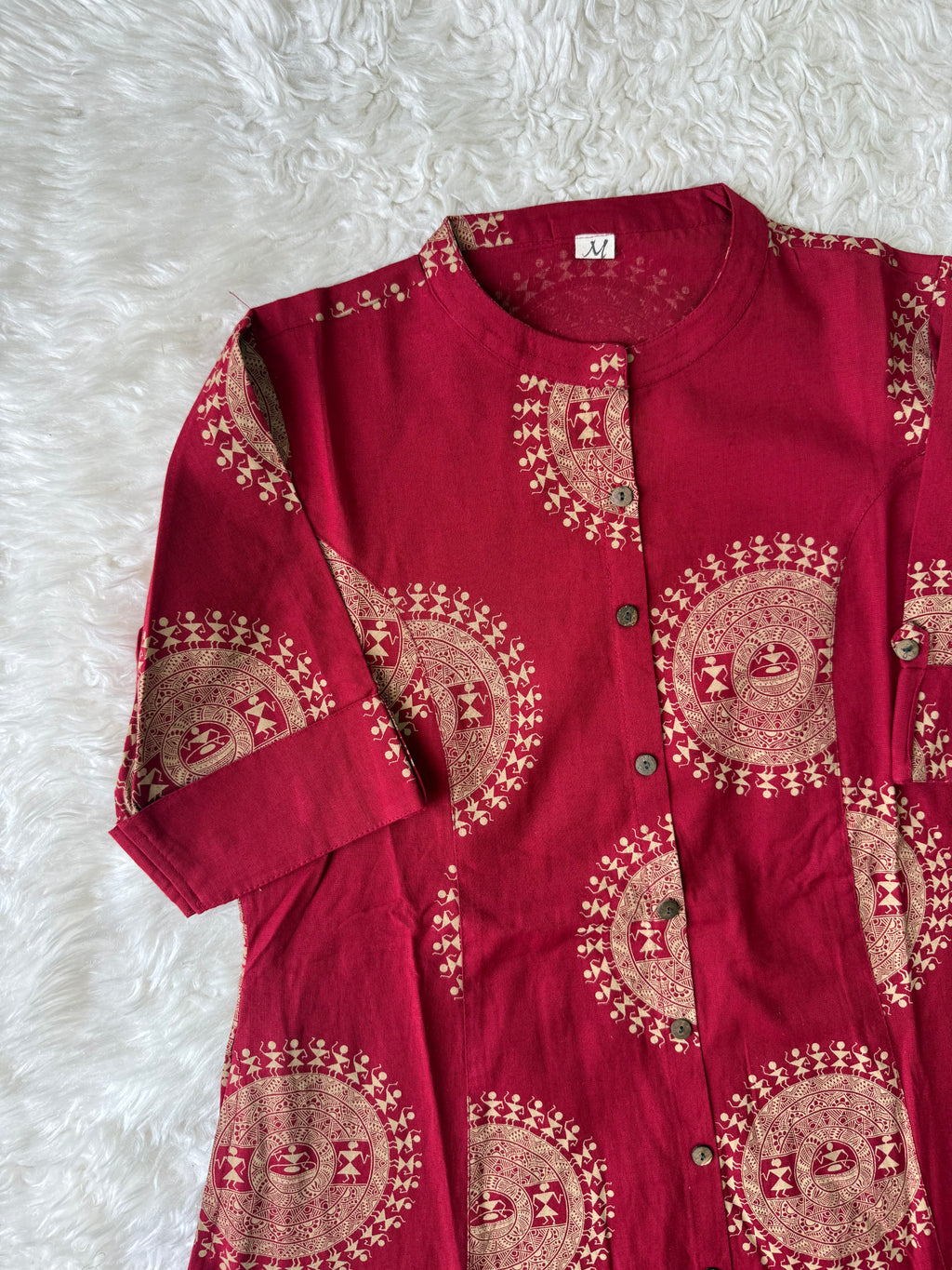 Khadi Cotton Elbow Sleeves Set