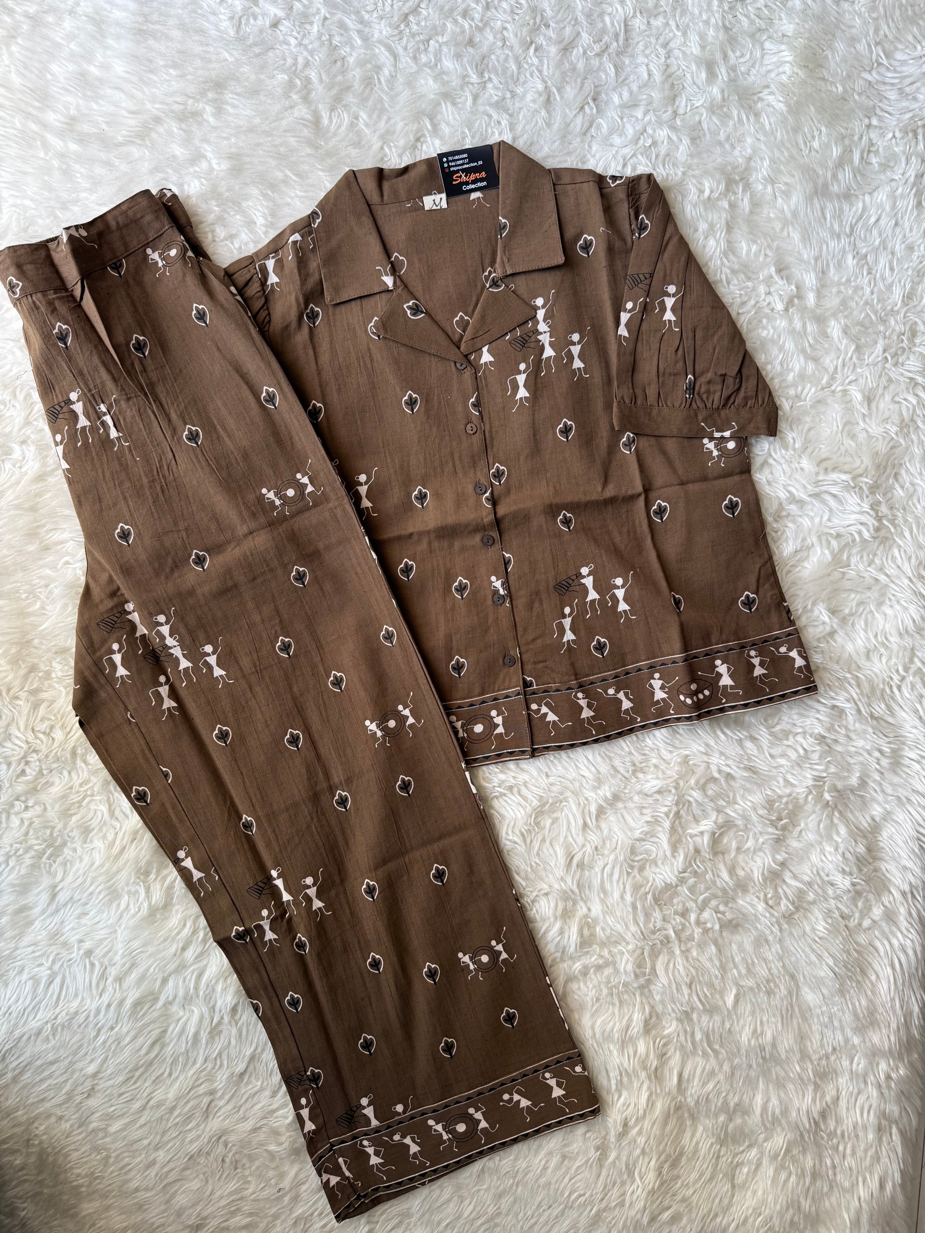 Soft Khadi Cotton Co-ord Set