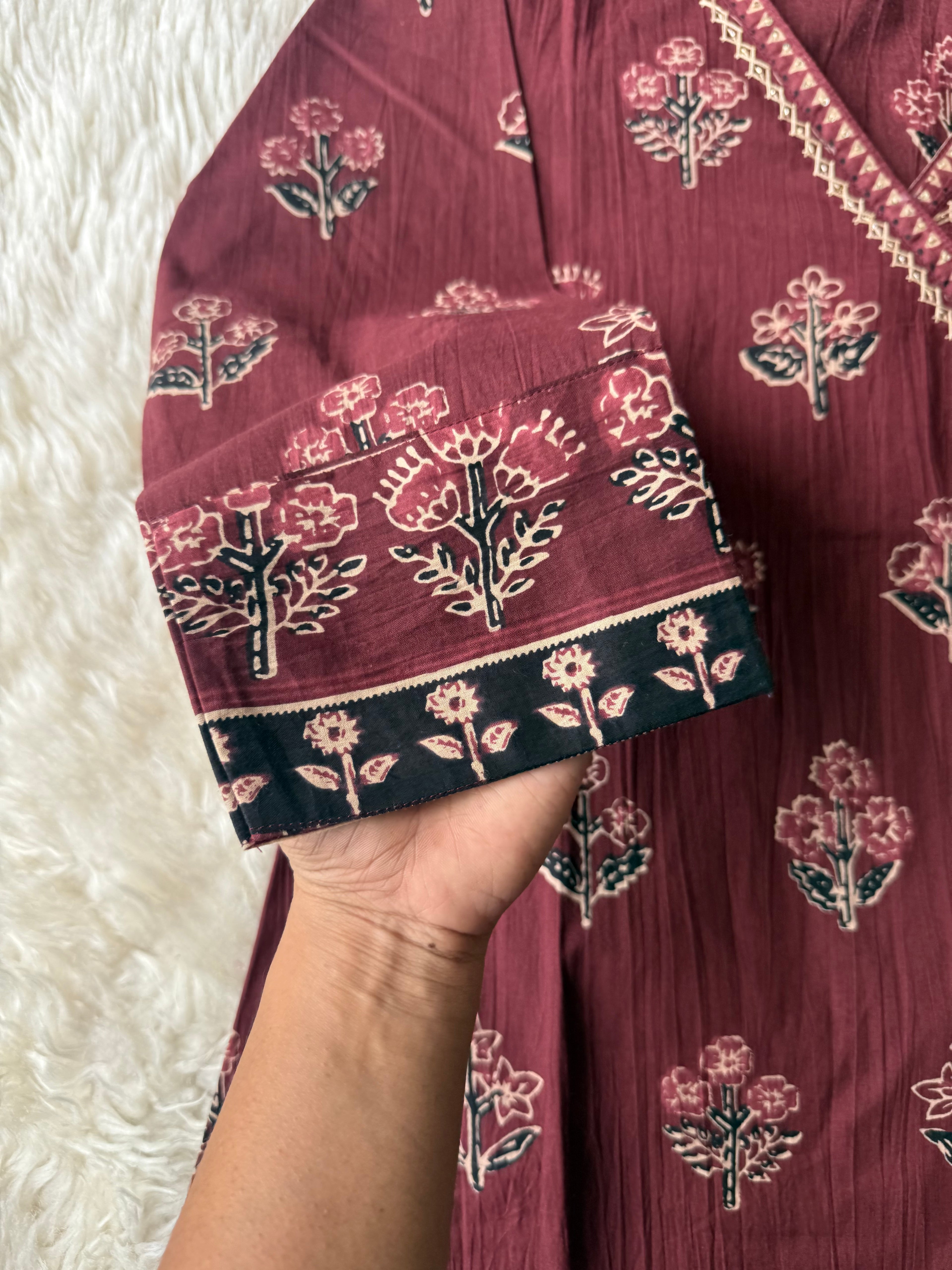 Premium Cotton Kurti Pant Dupatta Set