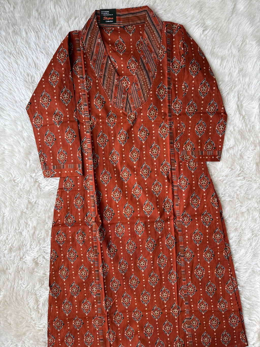 Premium Cotton Kurti Pant Dupatta Set