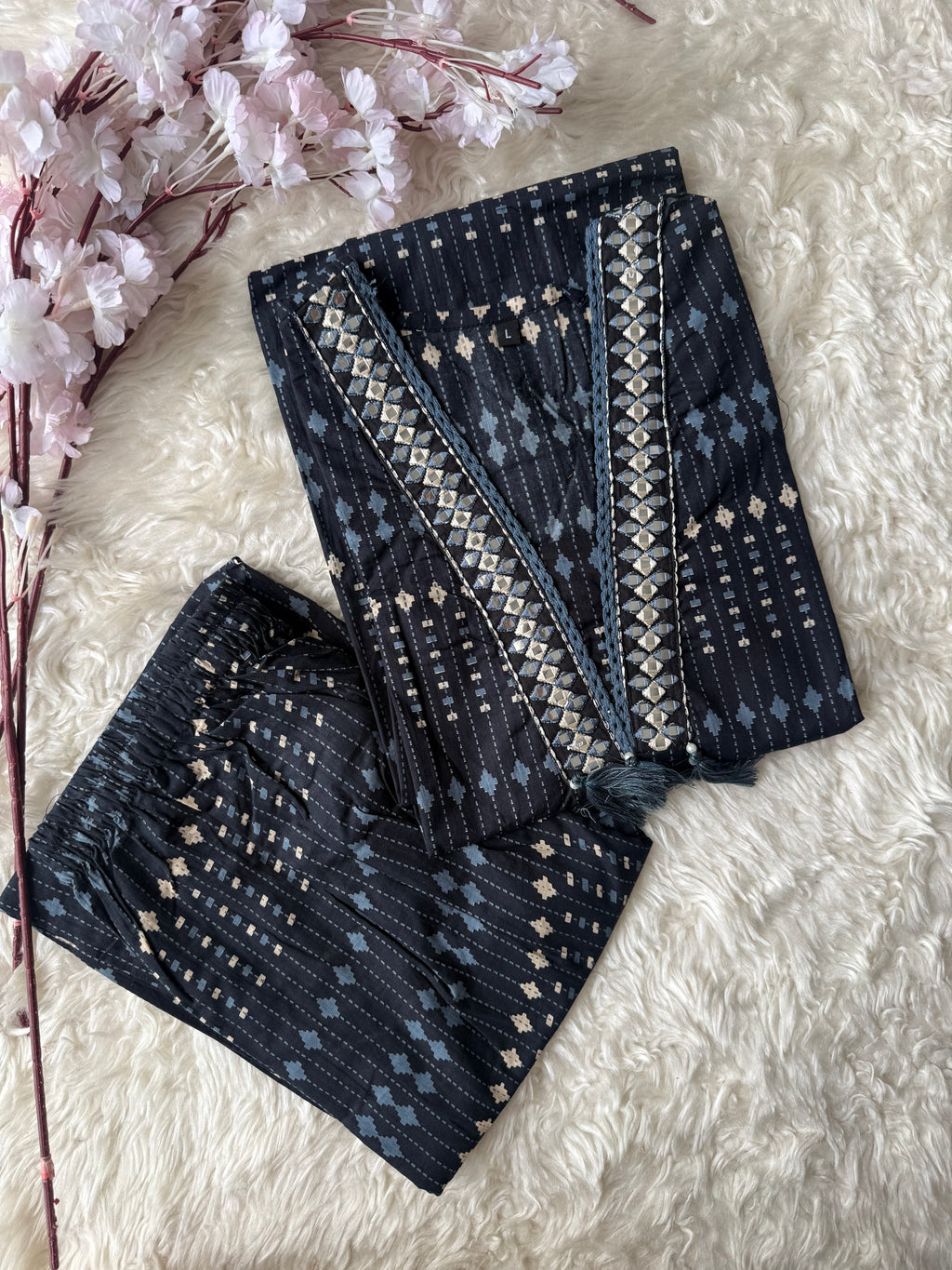 Cotton Kurti Pant Set
