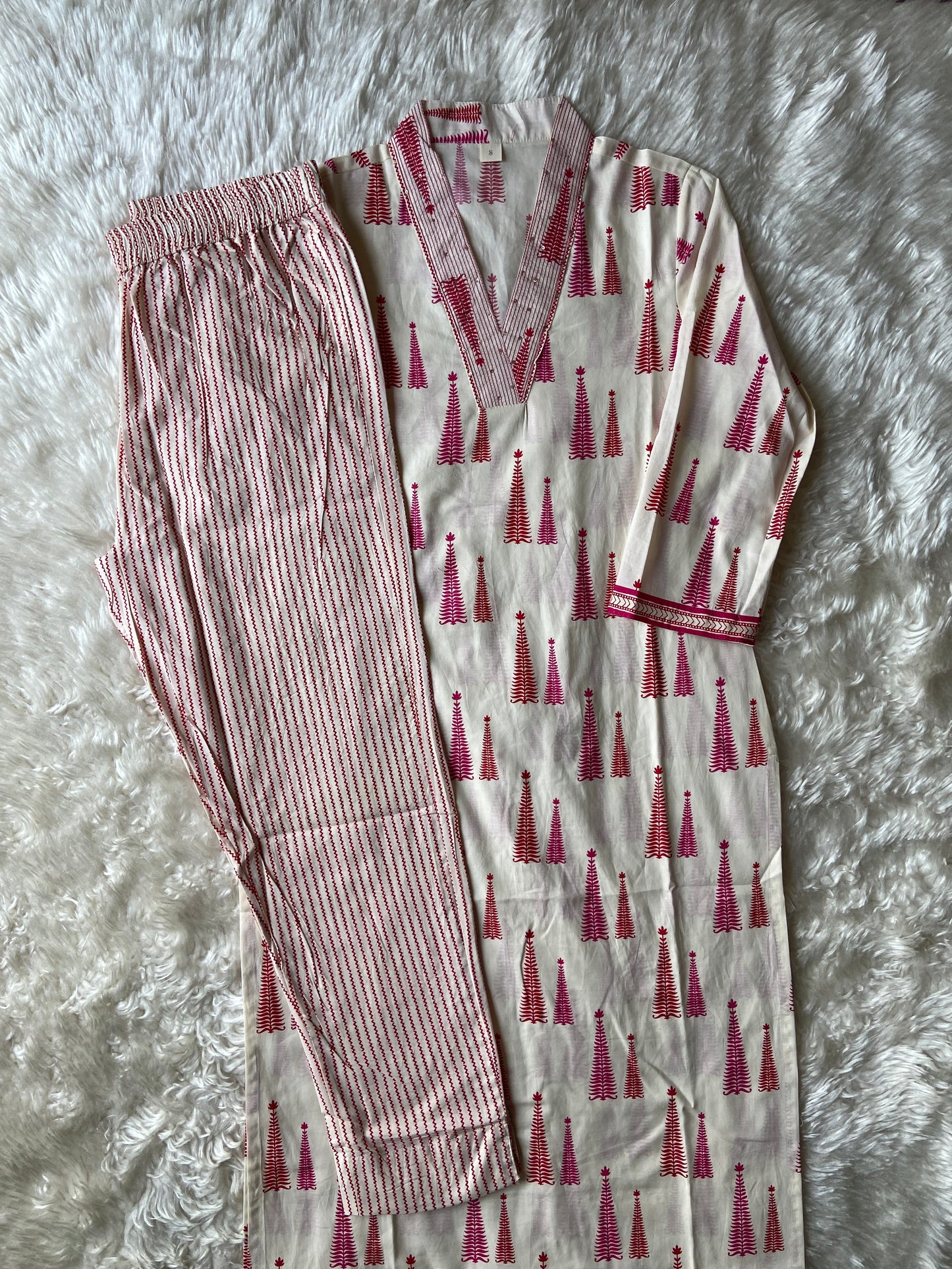 Premium Cotton Kurti Pant Set