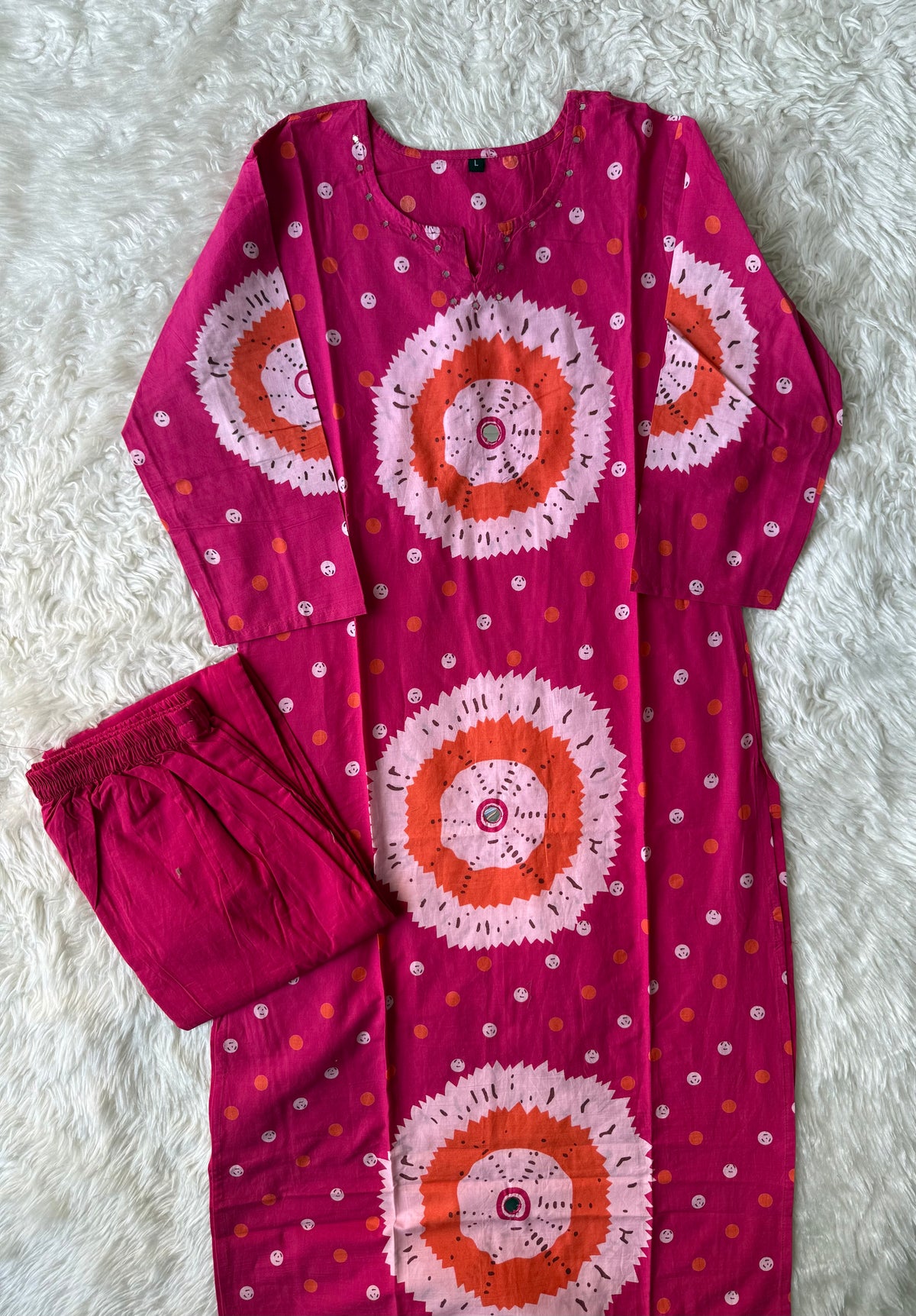 Cotton Kurti Pant Set
