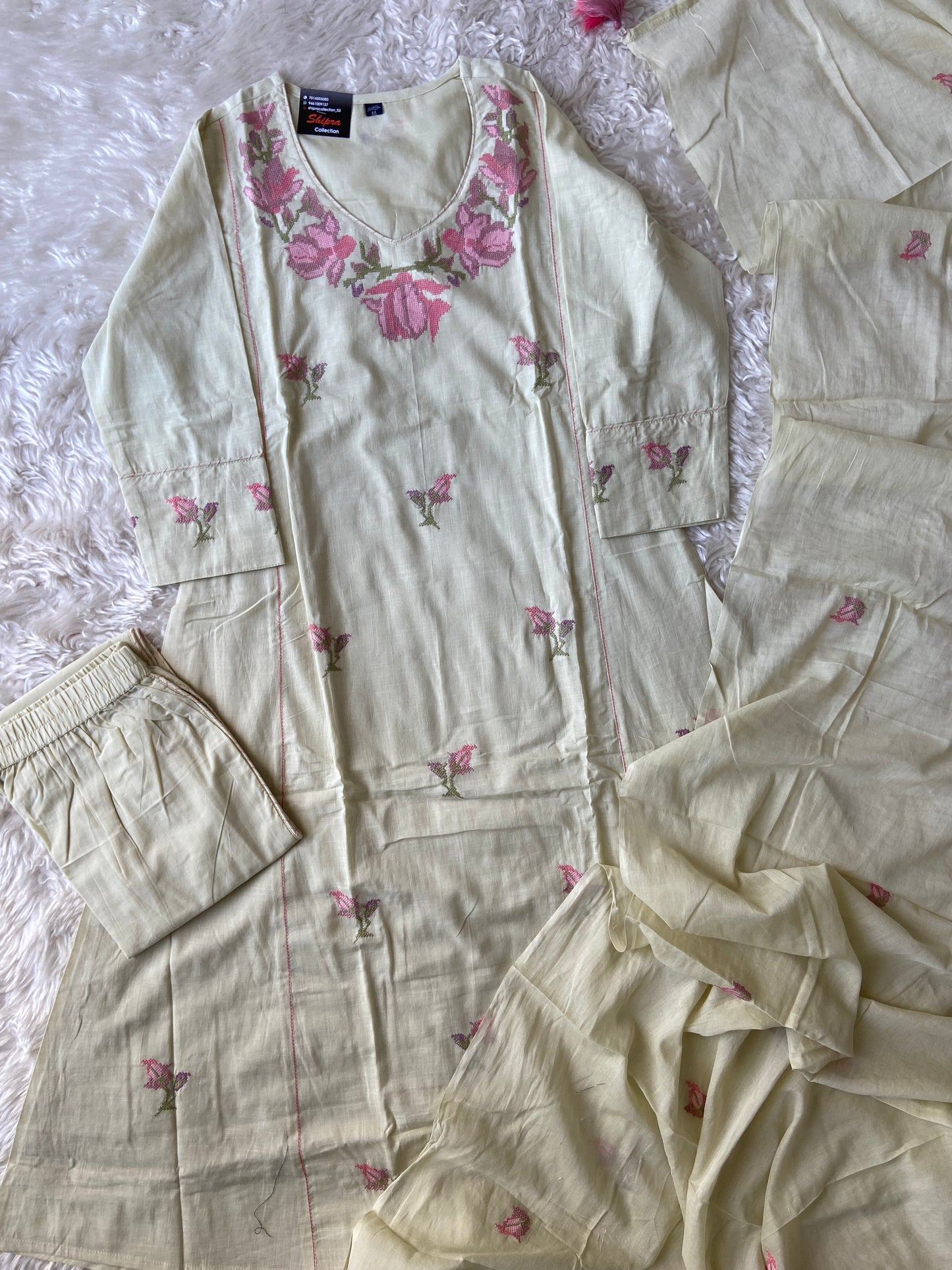 Premium Mul Cotton Thread Work Collection