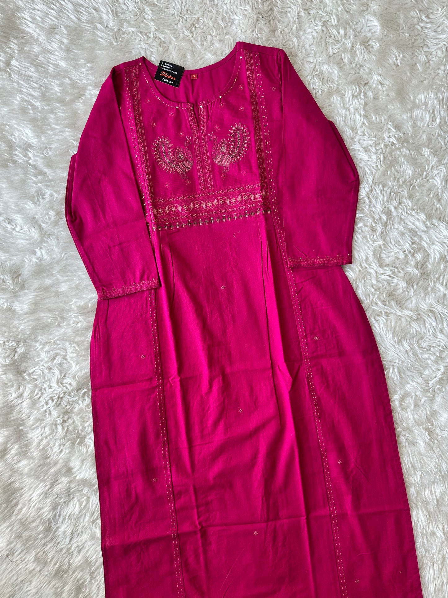 Heavy Quality Flex Cotton Kurti Pant Set