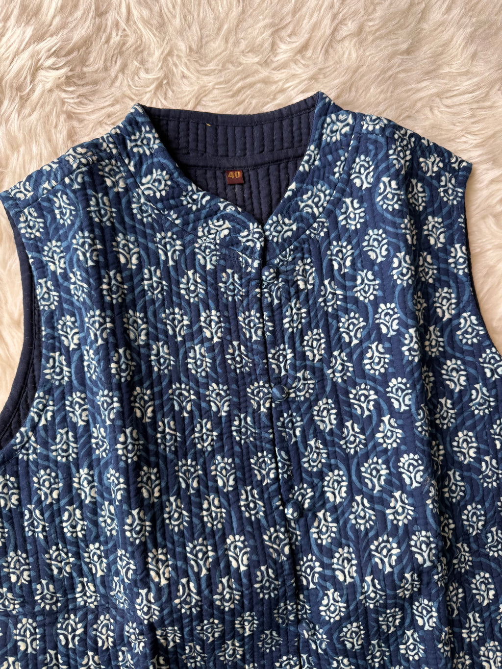 Reversible Quilted Sleevesless Jacket