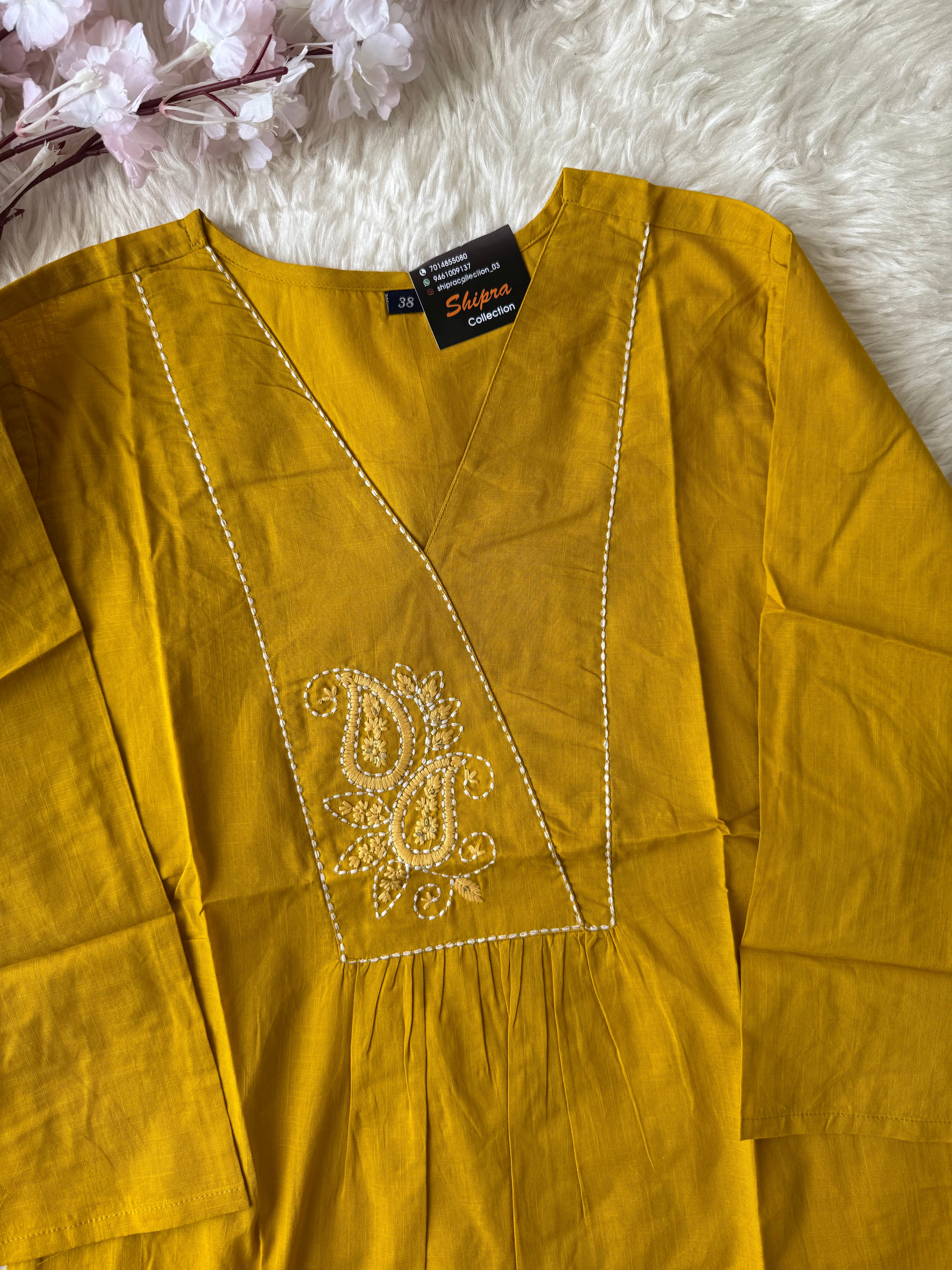 Premium Cotton Short Kurti