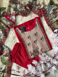 Russian Silk Kurti Pant Dupatta Set