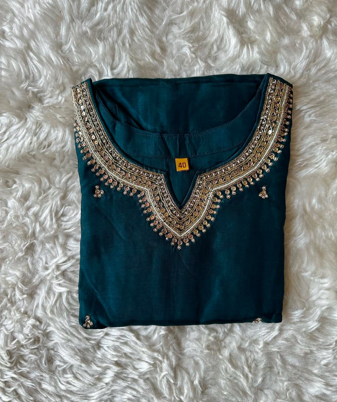 Pure Silk Kurti Pant Dupatta Set