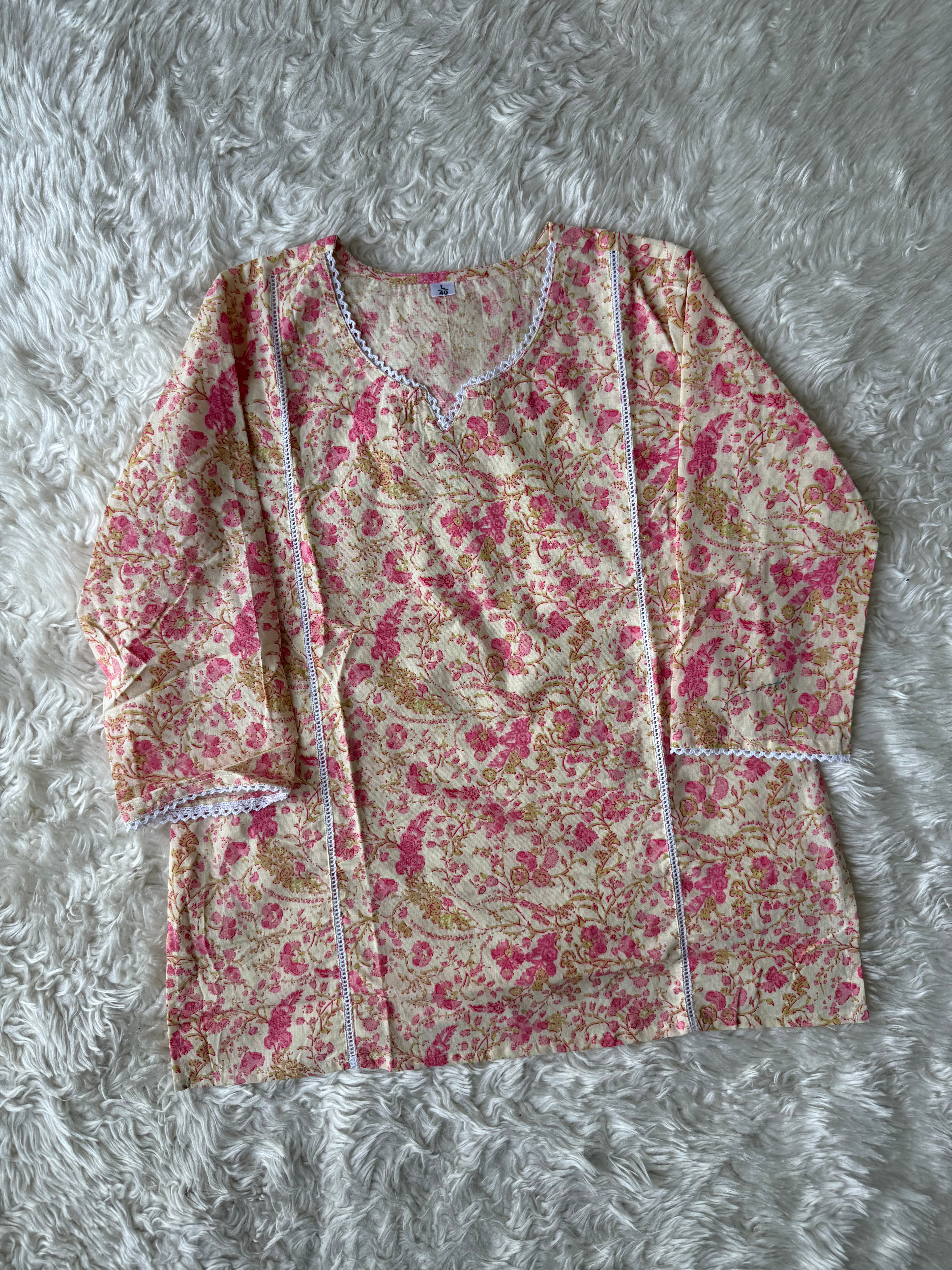 Premium Cotton Short Kurti