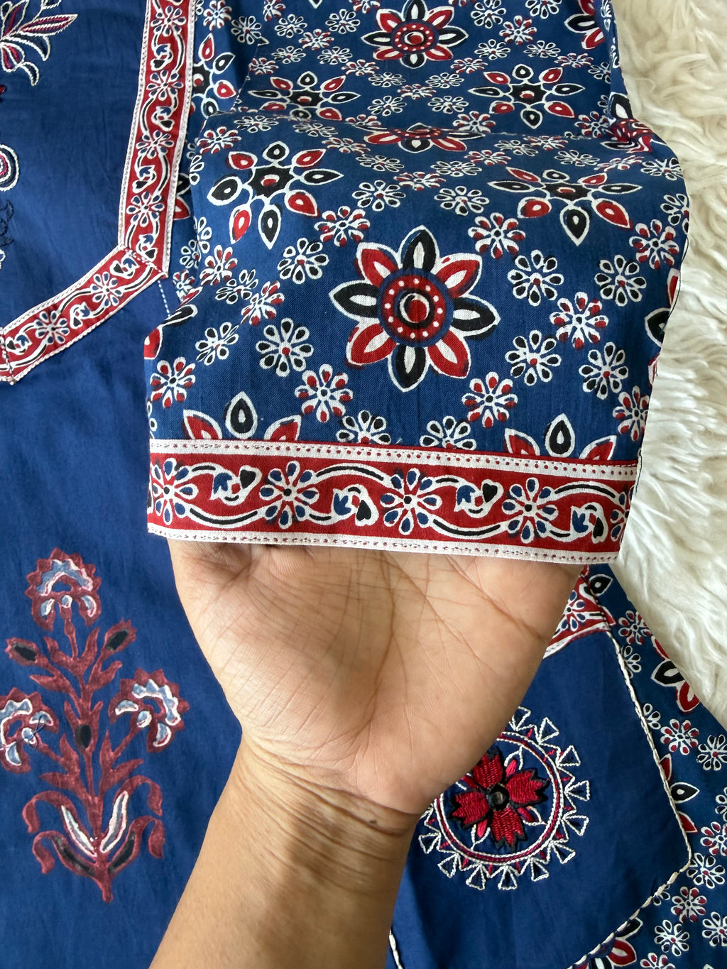 Premium Cotton Kurti Pant Dupatta Set