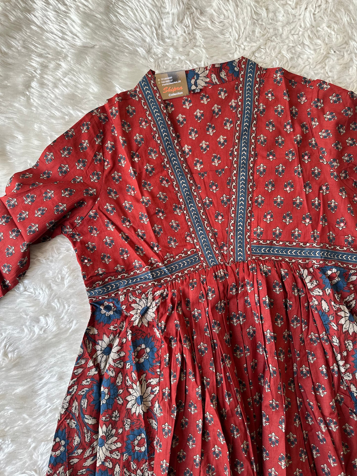 Premium Cotton Alia Flare Kurti