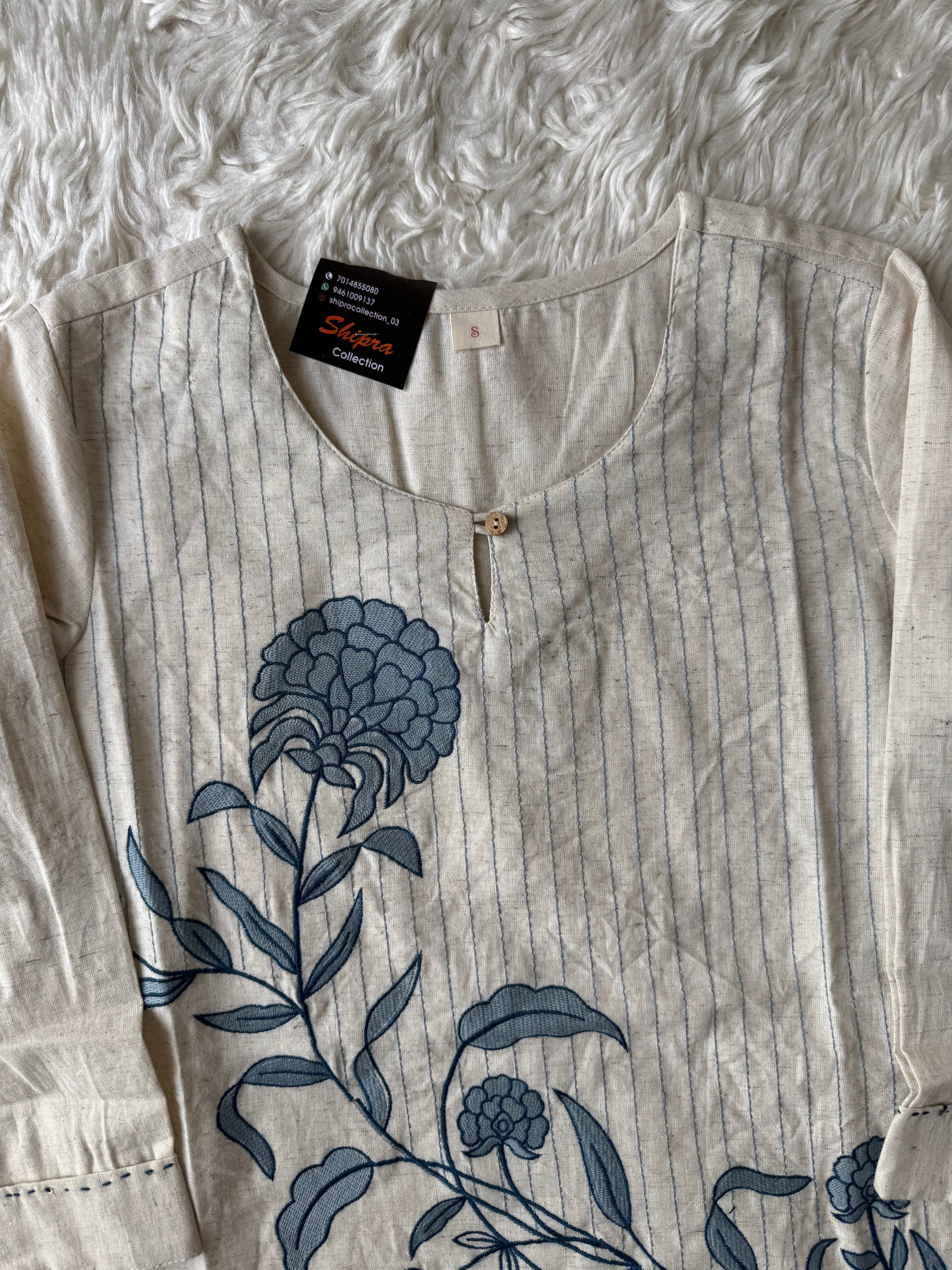 Khadi Cotton Short Kurti