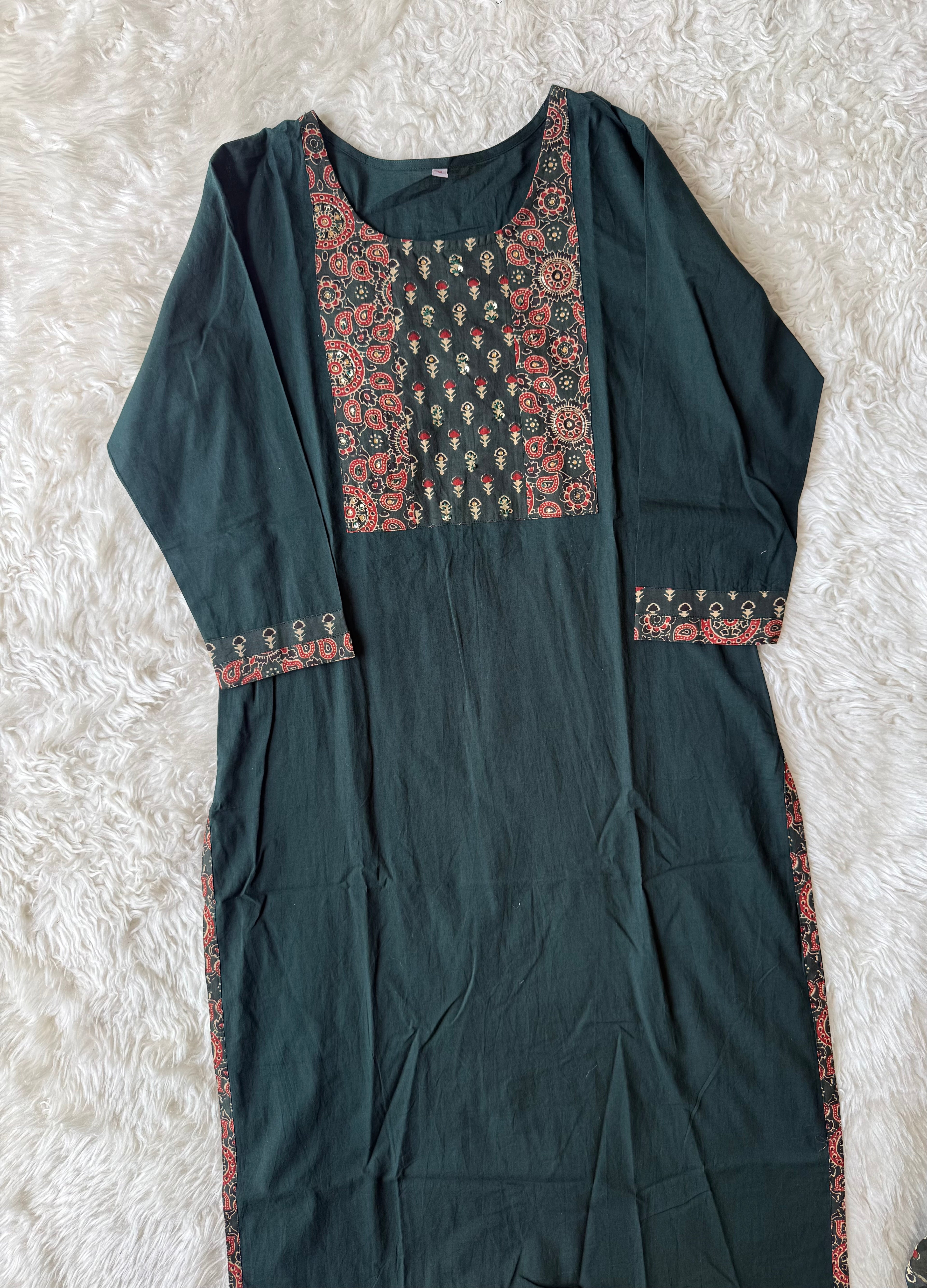 Premium Cotton Kurti Pant Dupatta Set
