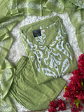 Premium Cotton Kurti Pant Dupatta Set