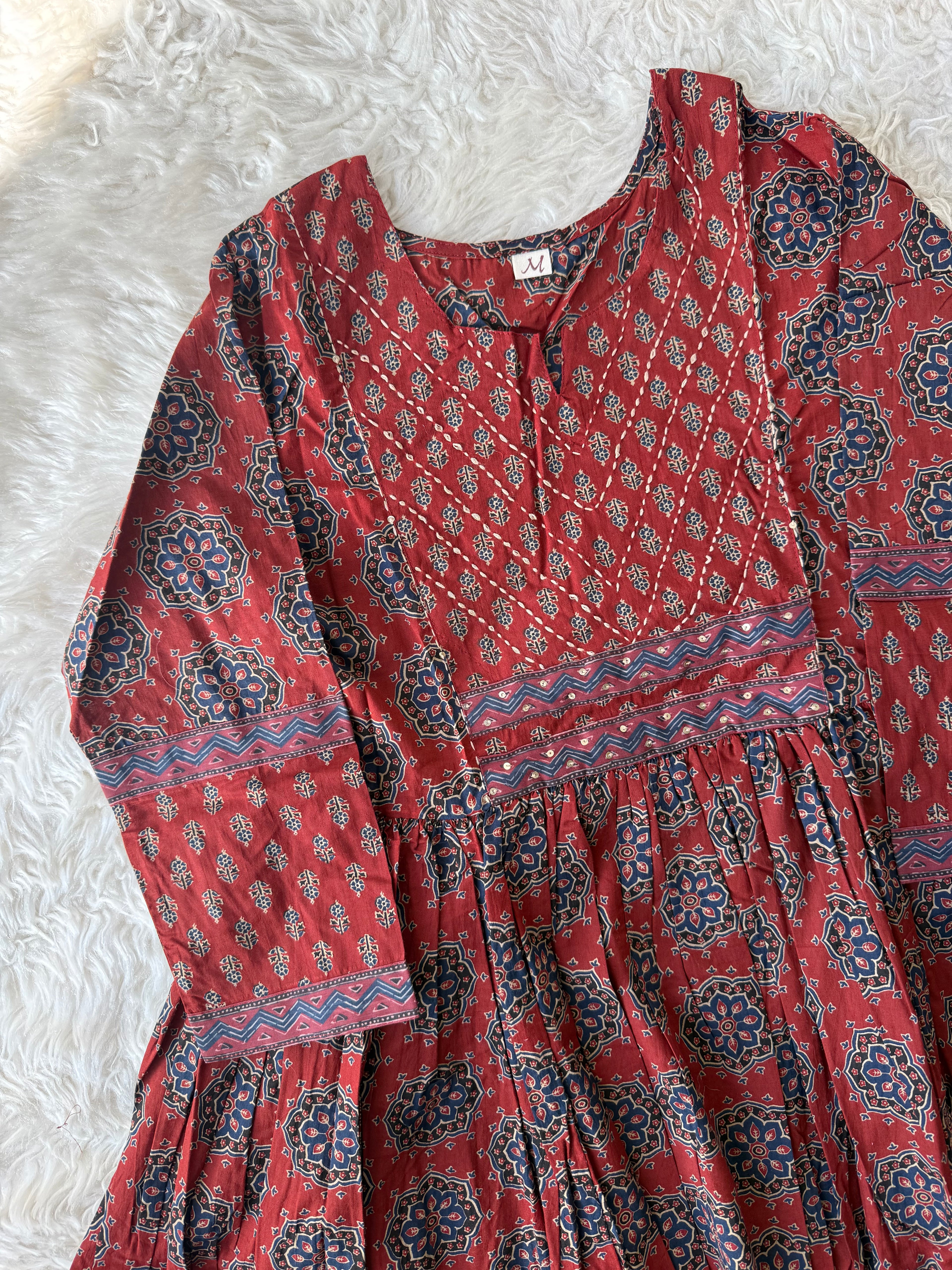 Premium Cotton Flare Kurti