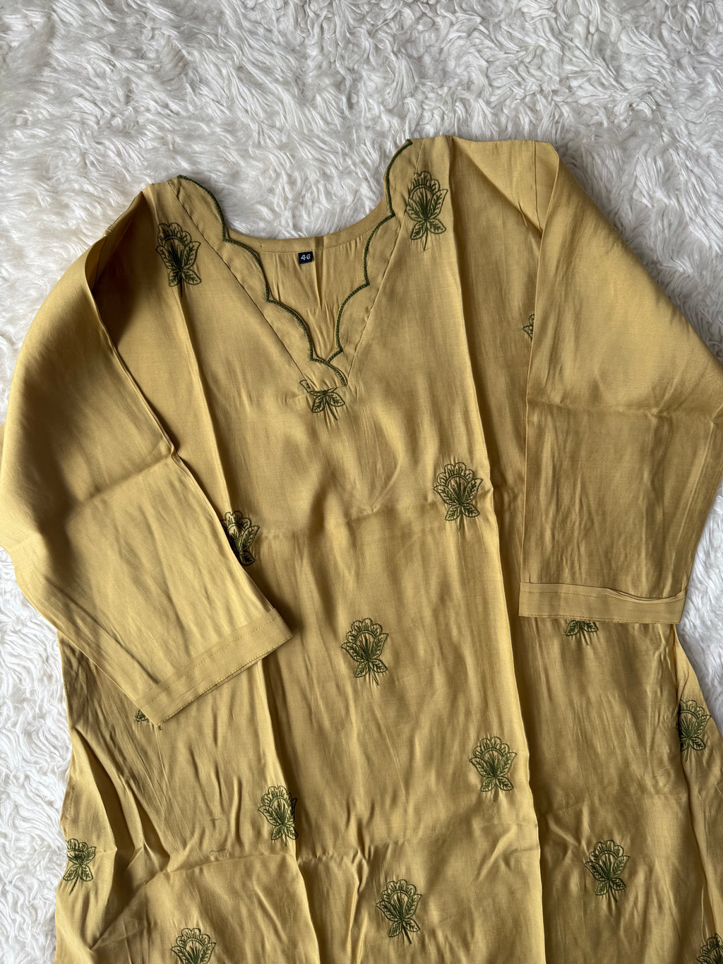 “ Plus Size” Muslin Silk Kurti Pant Dupatta Set