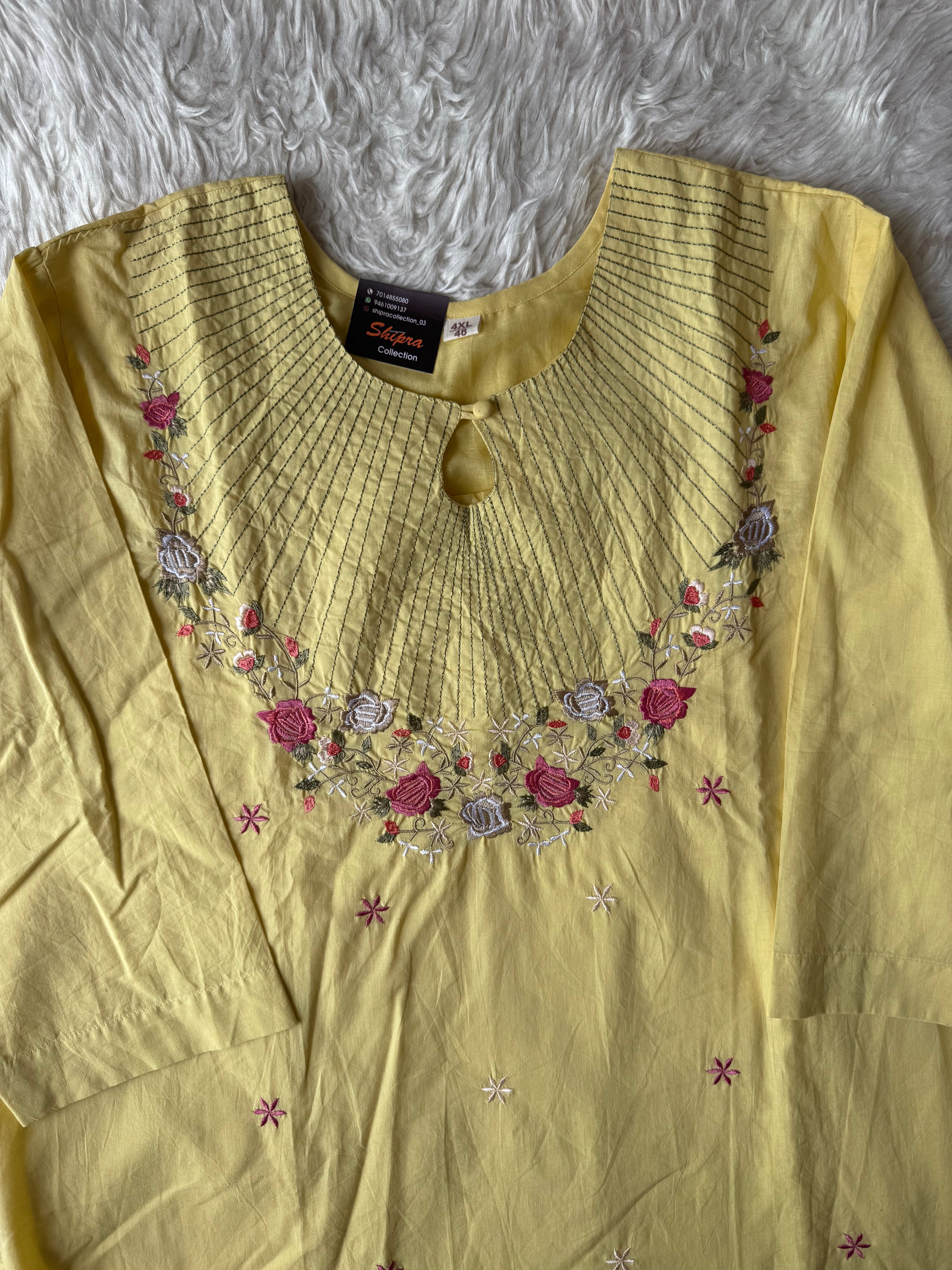 Premium Mul Cotton Thread Work Collection