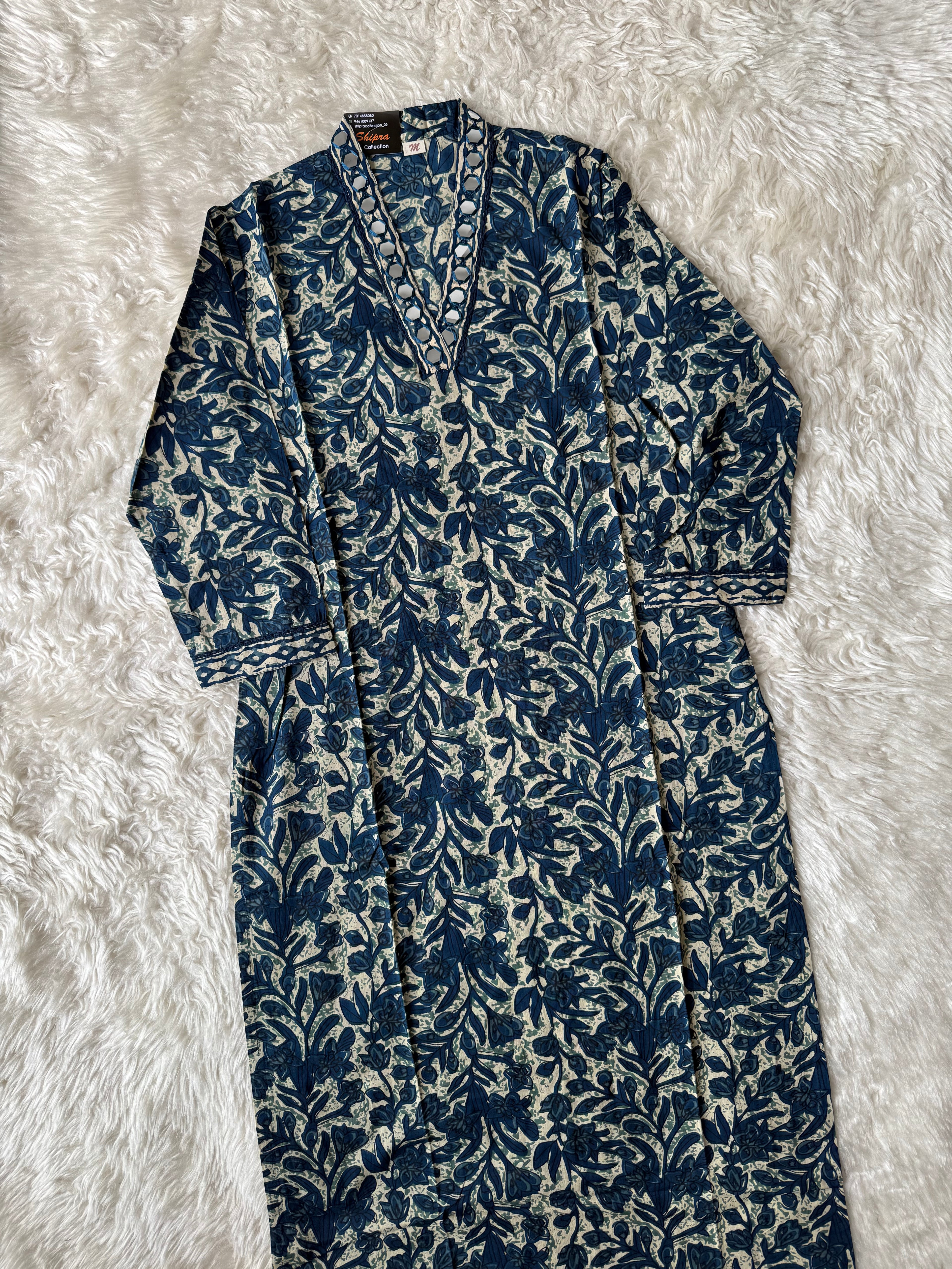 Premium Cotton Kurti Pant Dupatta Set