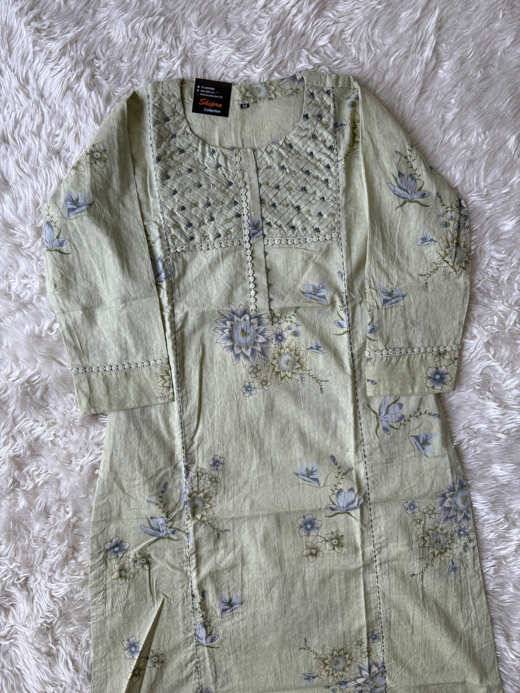 Premium Cotton Kurti Pant Dupatta Set