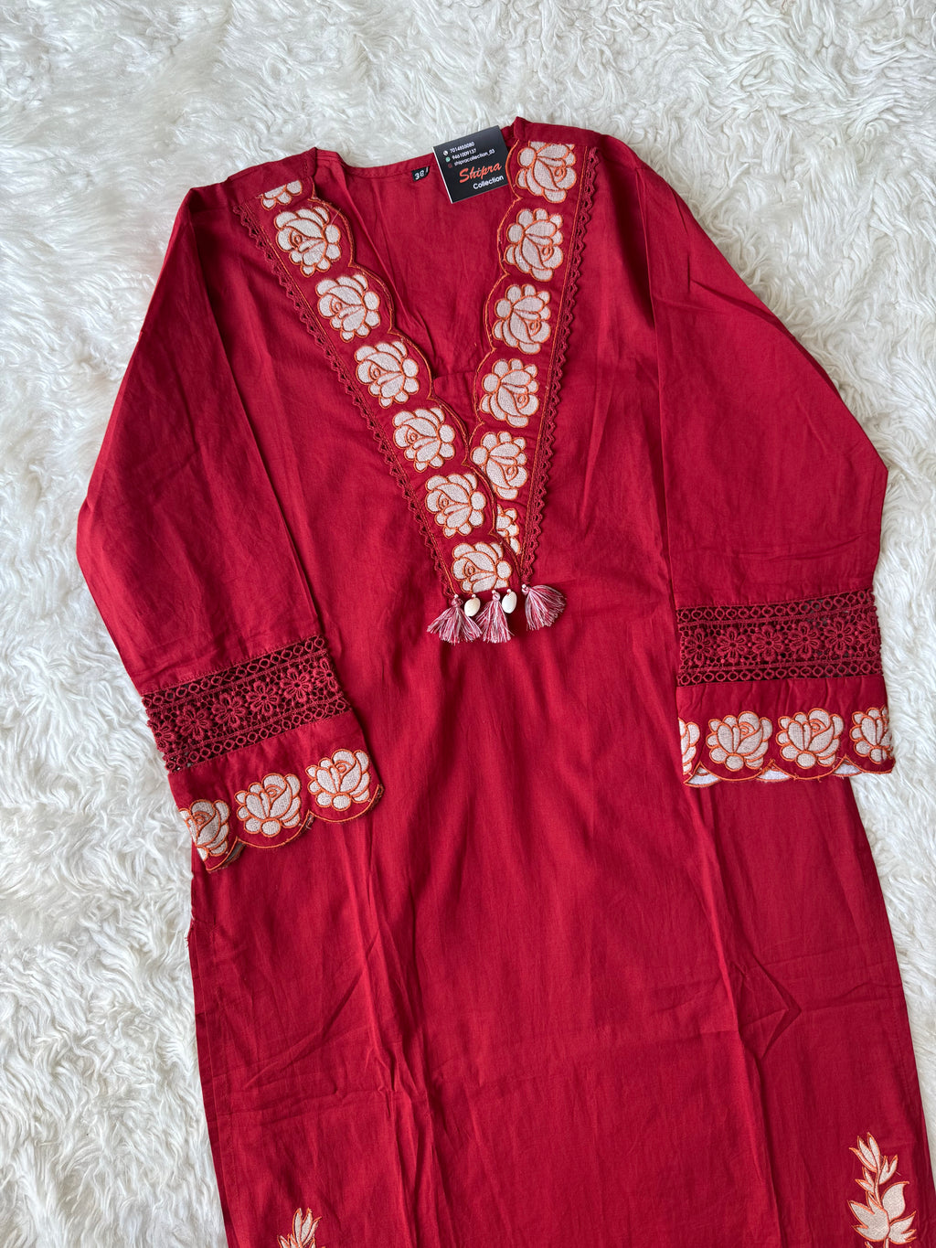 Premium Cotton Kurti Pant Dupatta Set