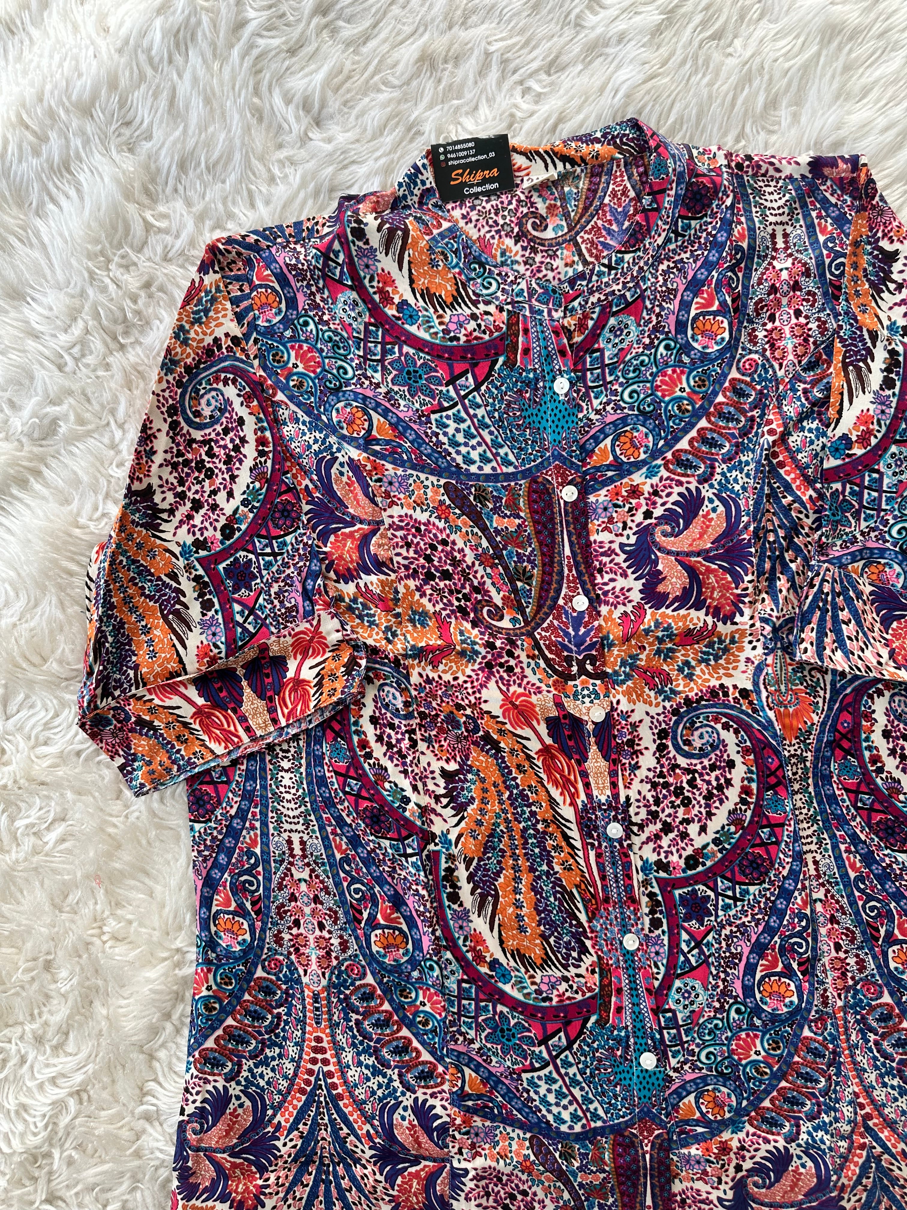 Heavy Rayon Short Kurti