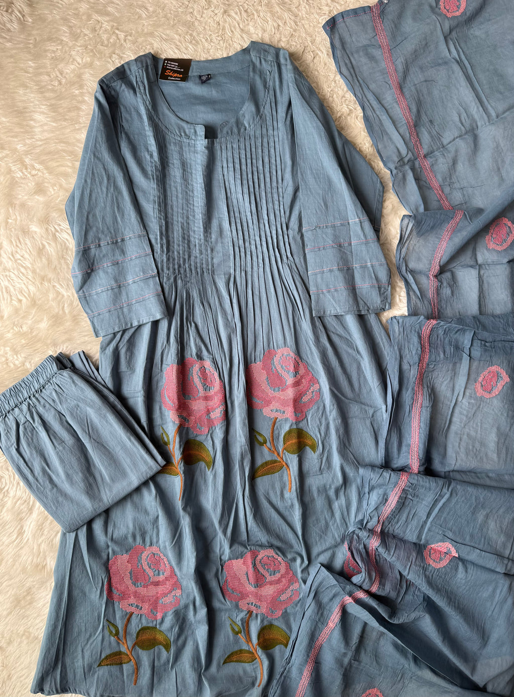 Premium Mul Cotton Thread Work Collection