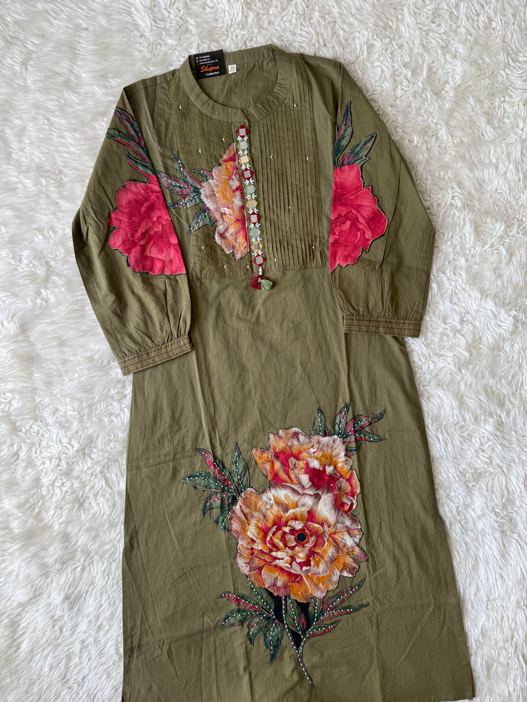 Mul Cotton Kurti Pant Dupatta Set