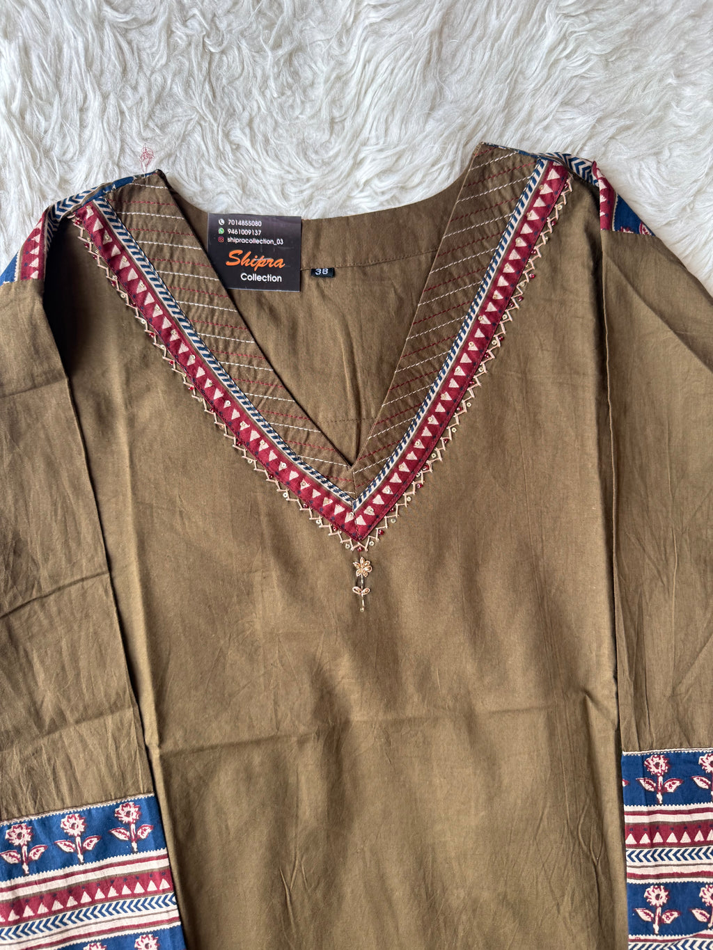 Premium Cotton Kurti Pant Dupatta Set