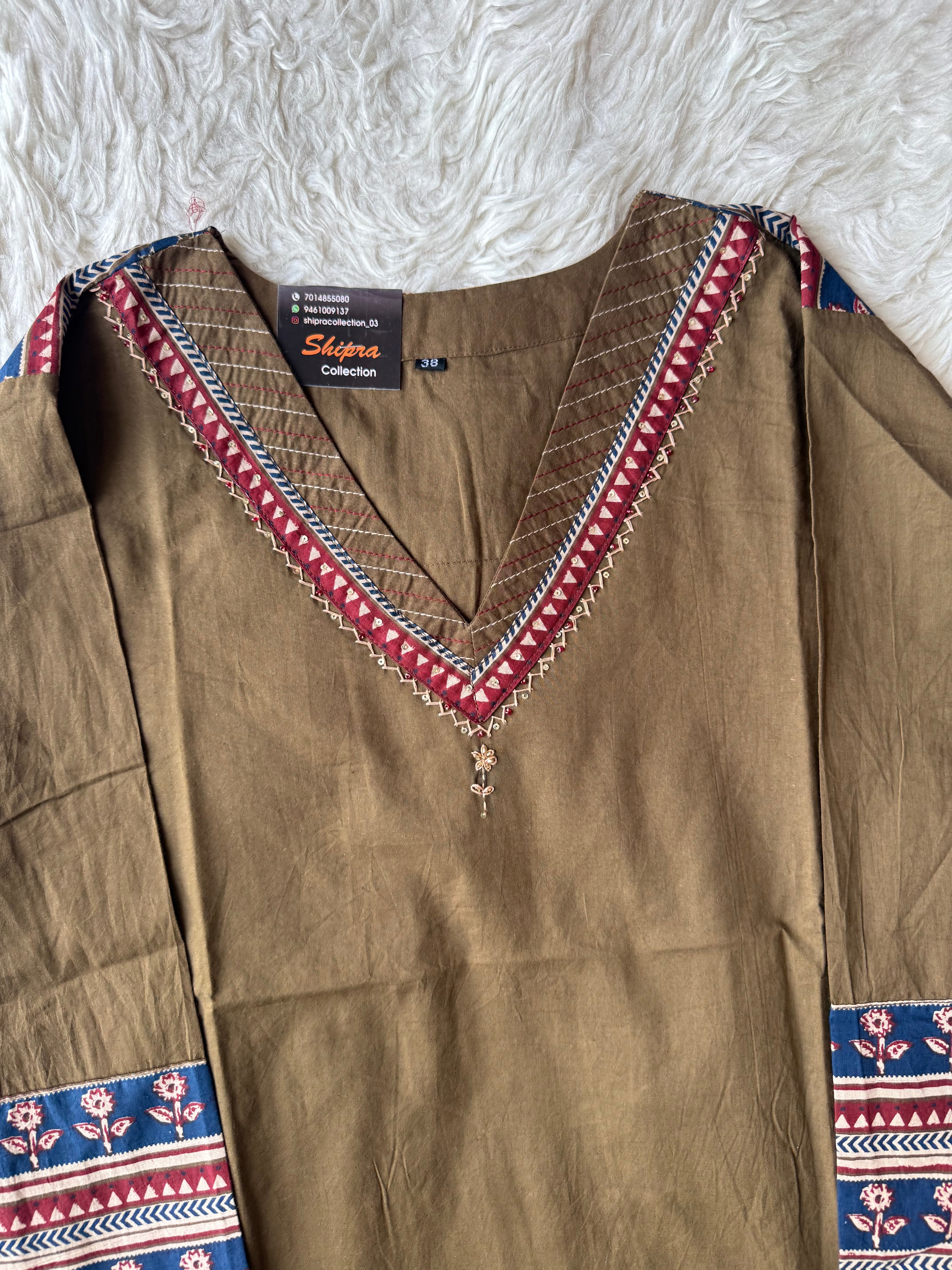 Premium Cotton Kurti Pant Dupatta Set