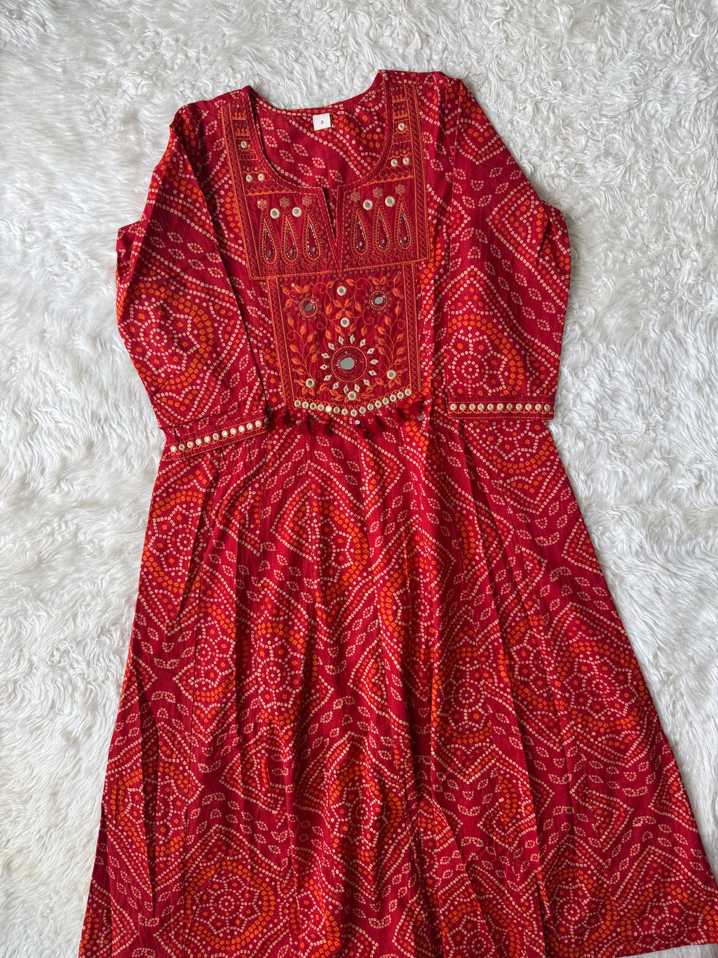 Premium Cotton Flare Kurti Pant Dupatta Set