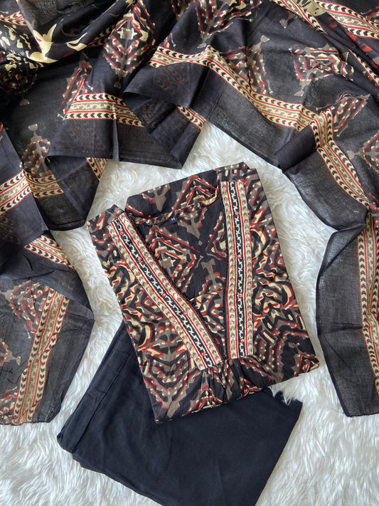 Budget Friendly FLARE Kurti Pant Dupatta Set