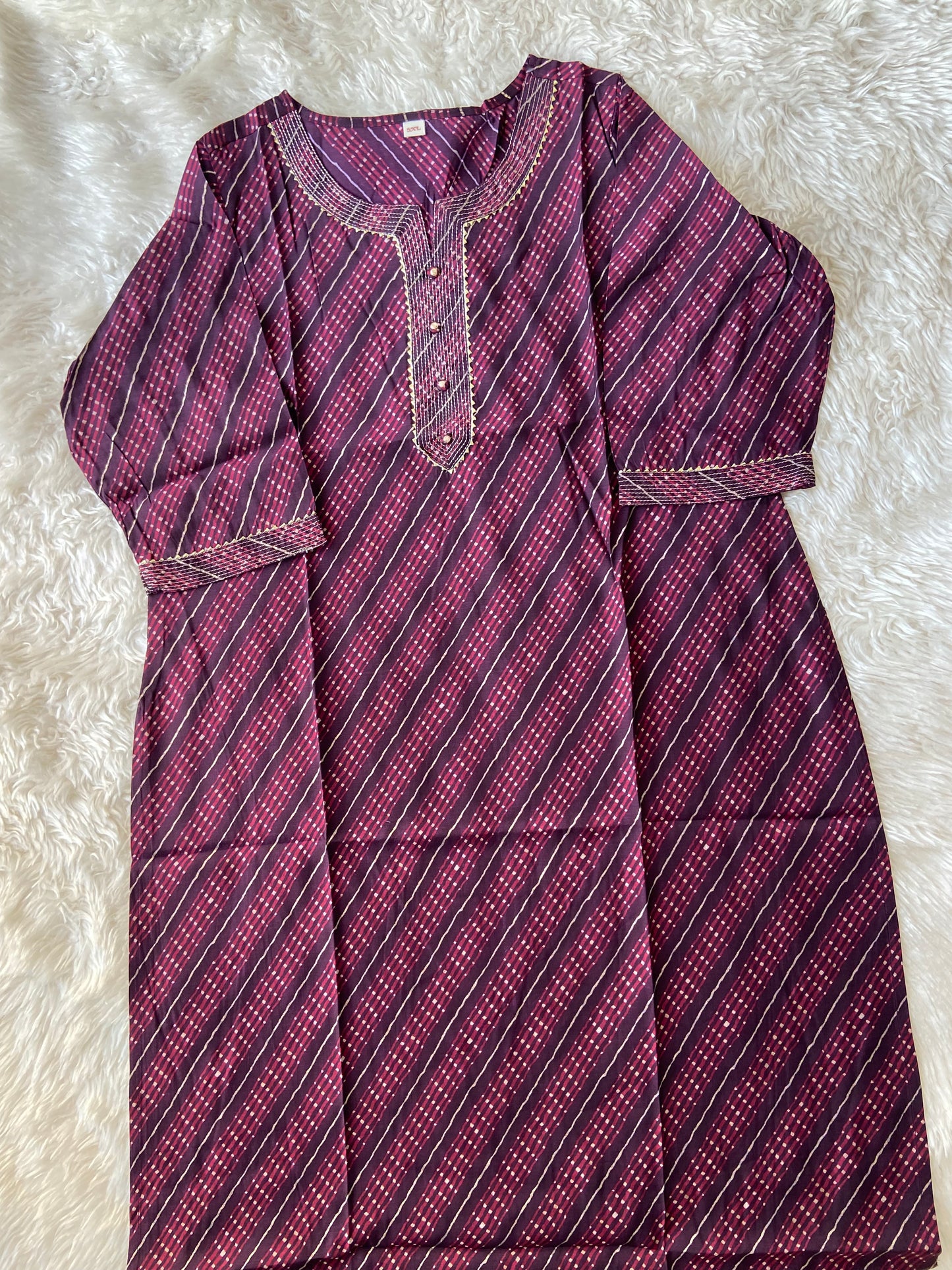 Pure Muslin Silk kurti