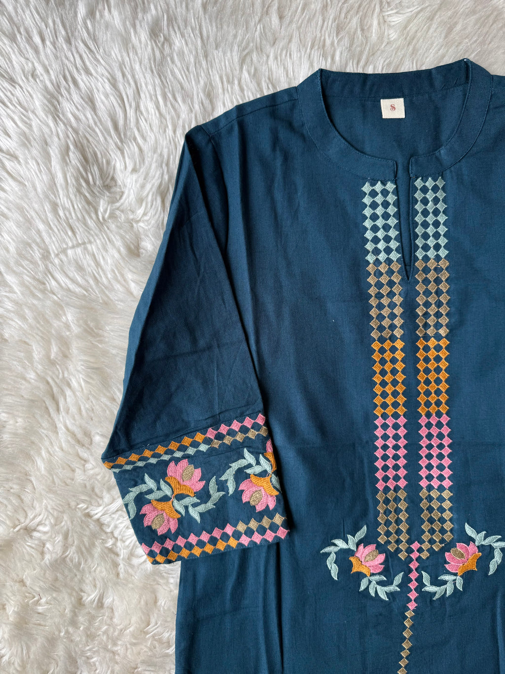 Khadi Cotton Short Kurti
