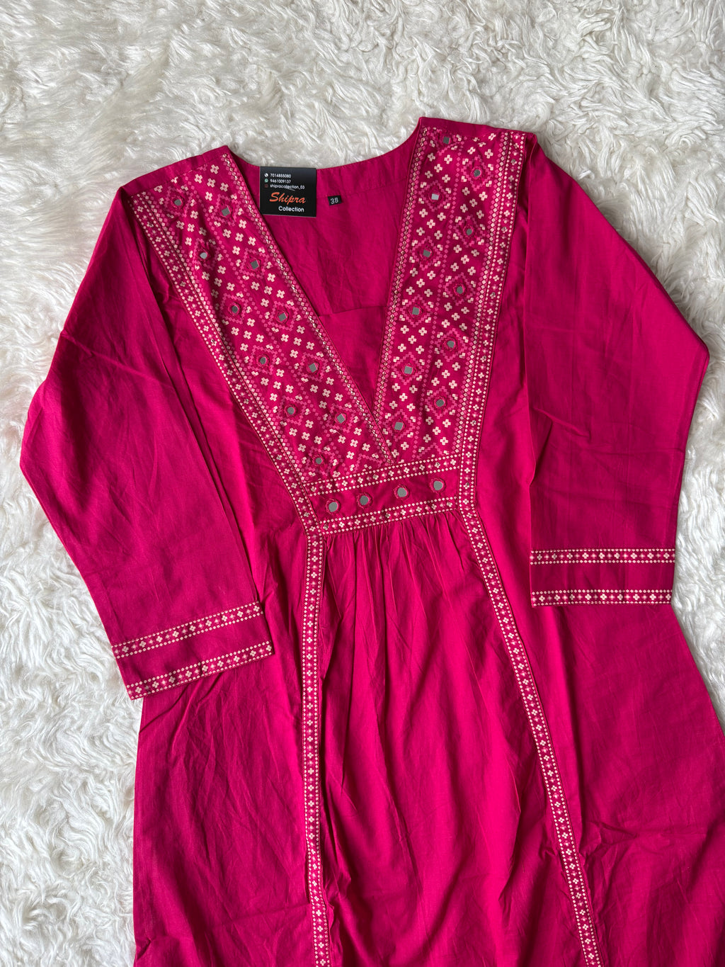 Premium Cotton Kurti Plazo Dupatta Set