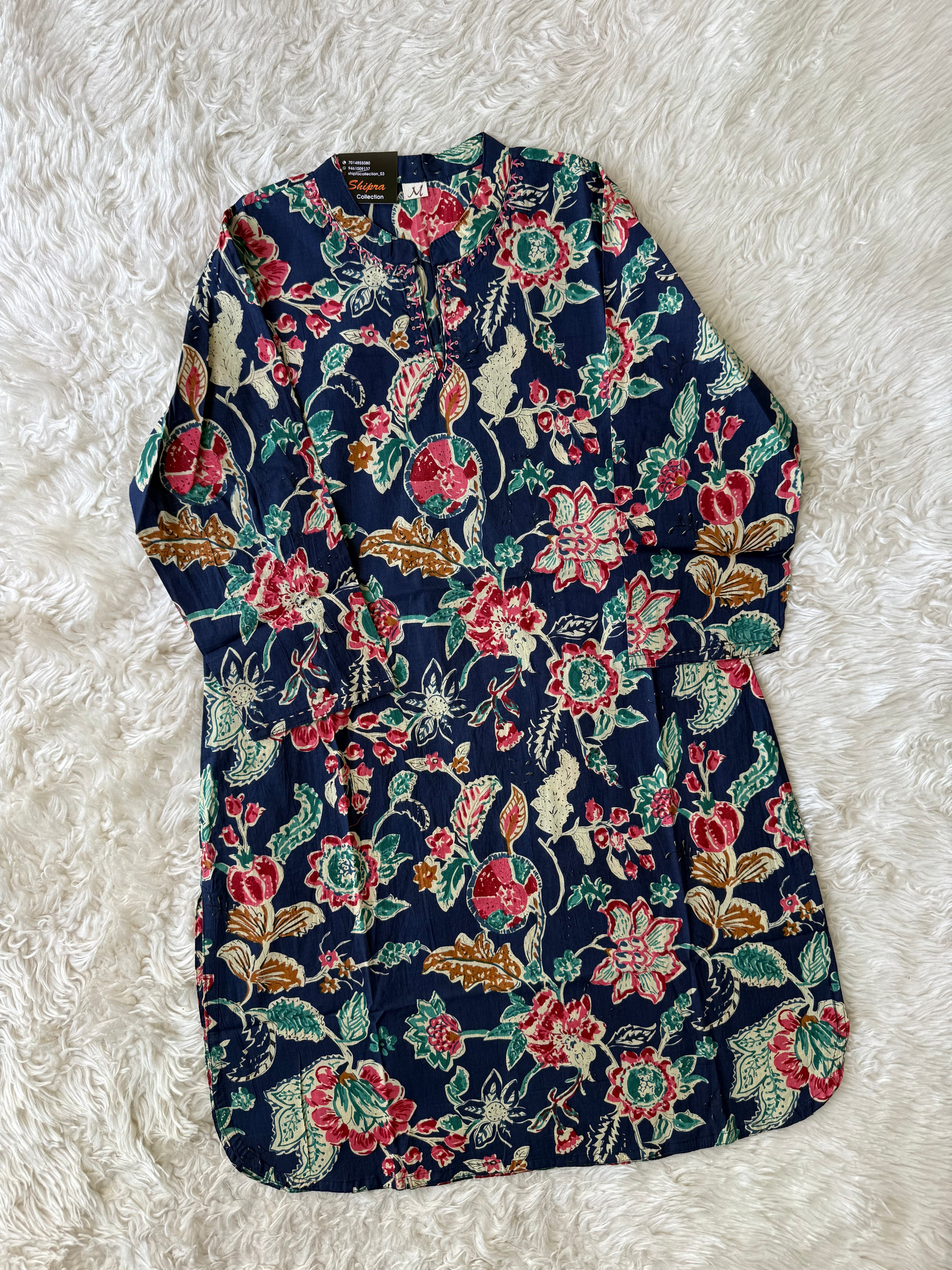 Premium Cotton Kurti Farshi Salwar Set
