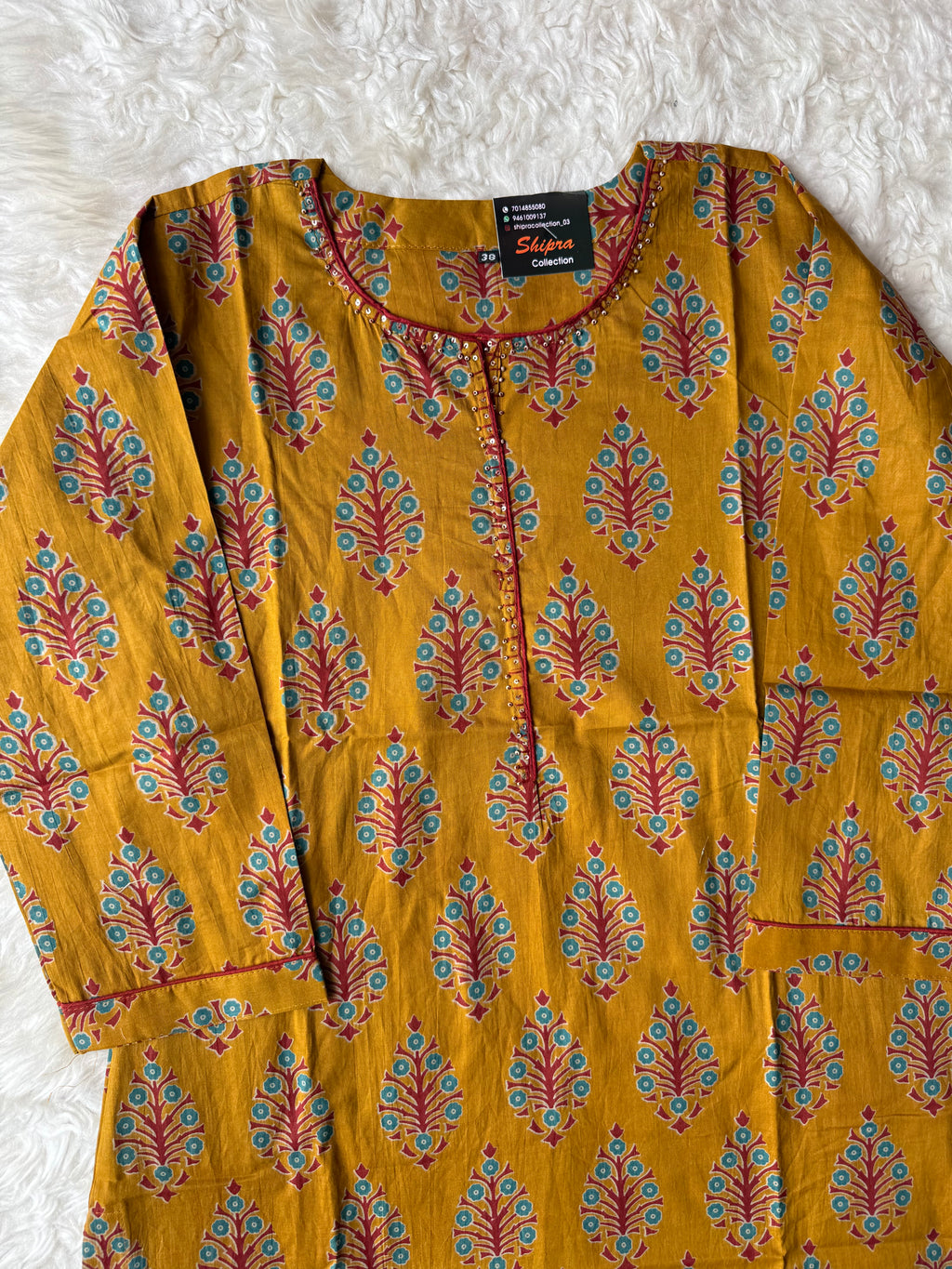 Premium Cotton Kurti Pant Dupatta Set