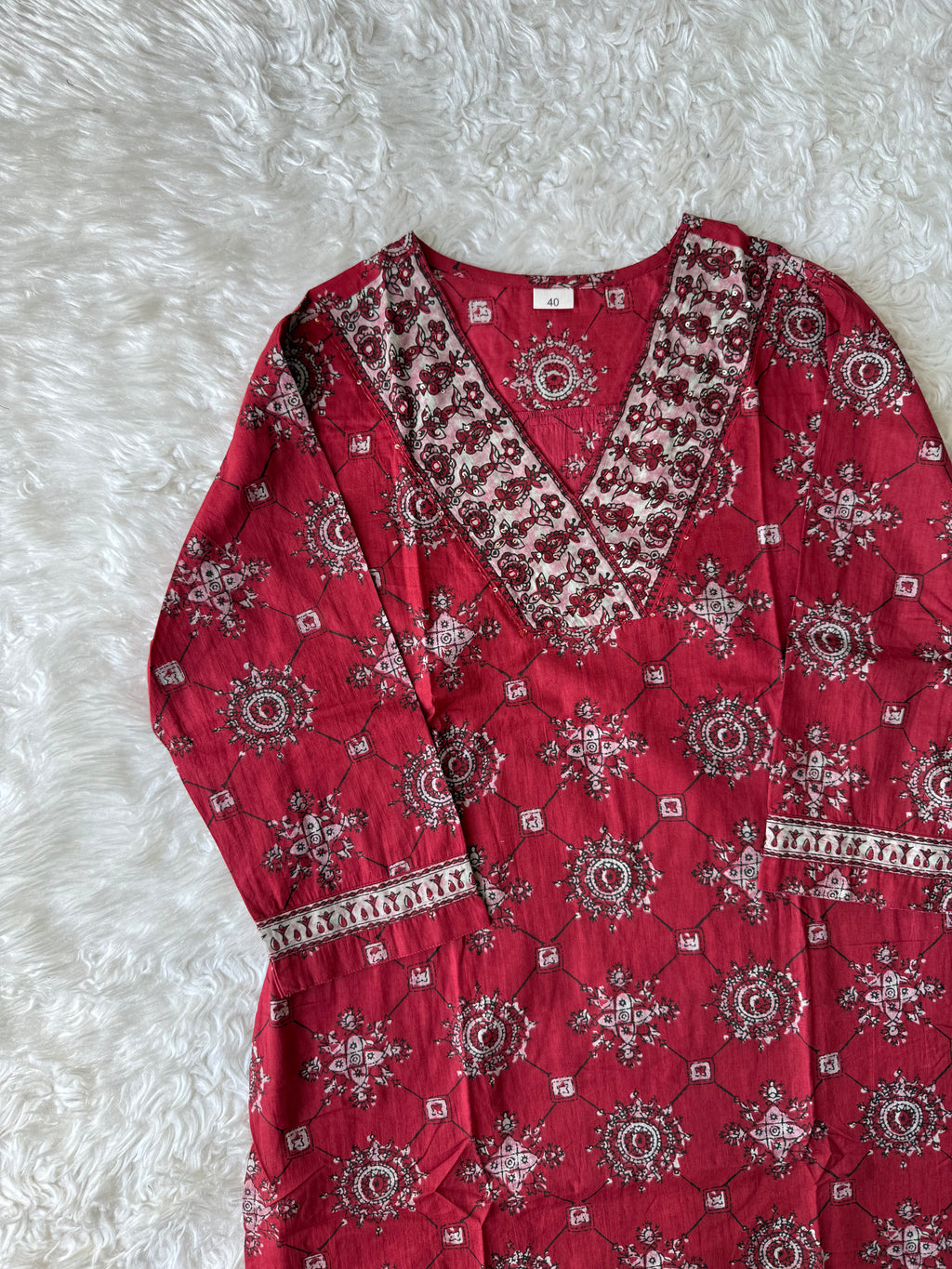 Premium Cotton Kurti Pant Dupatta Set