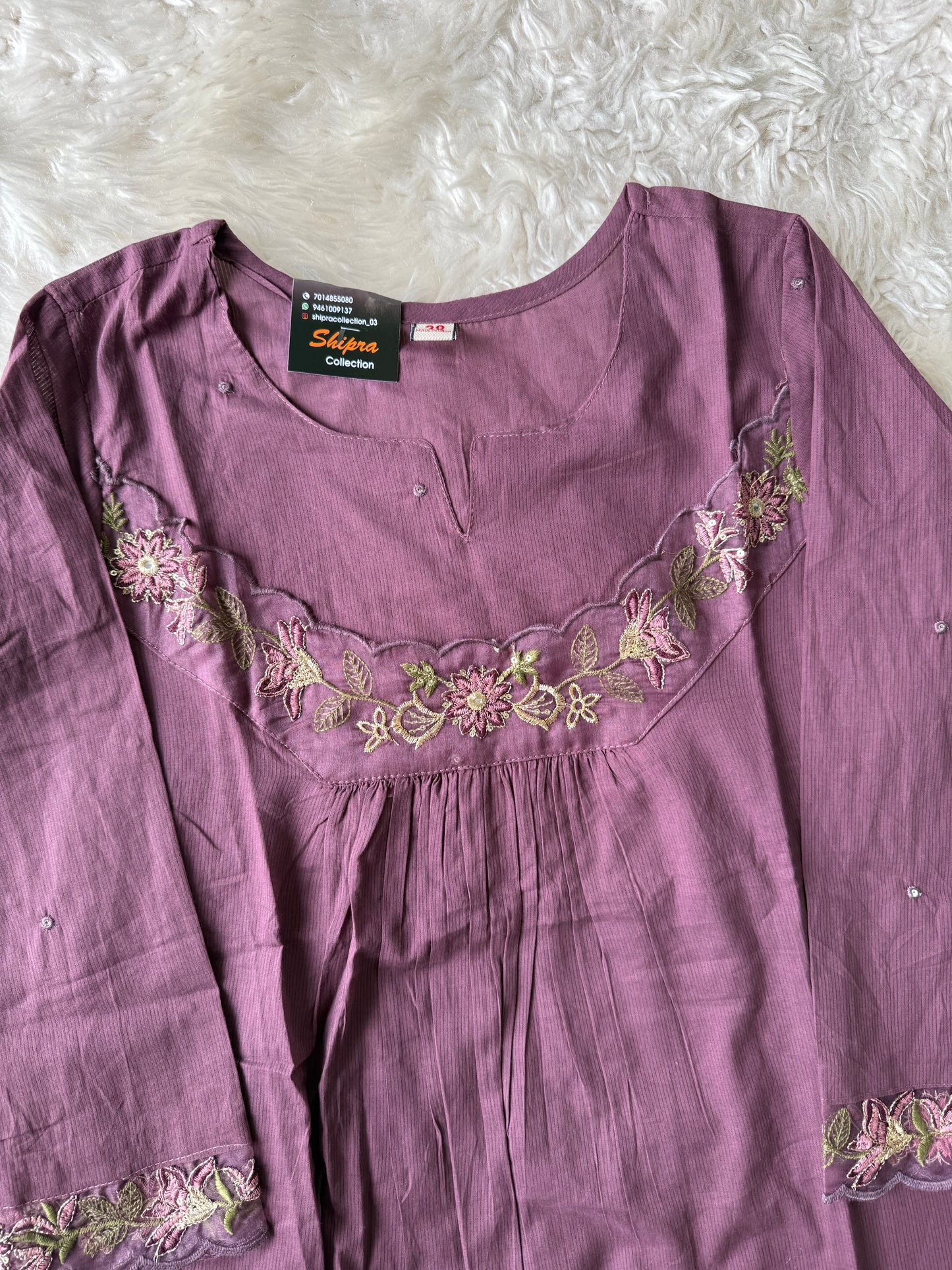 Mul Cotton Kurti Pant Dupatta Set