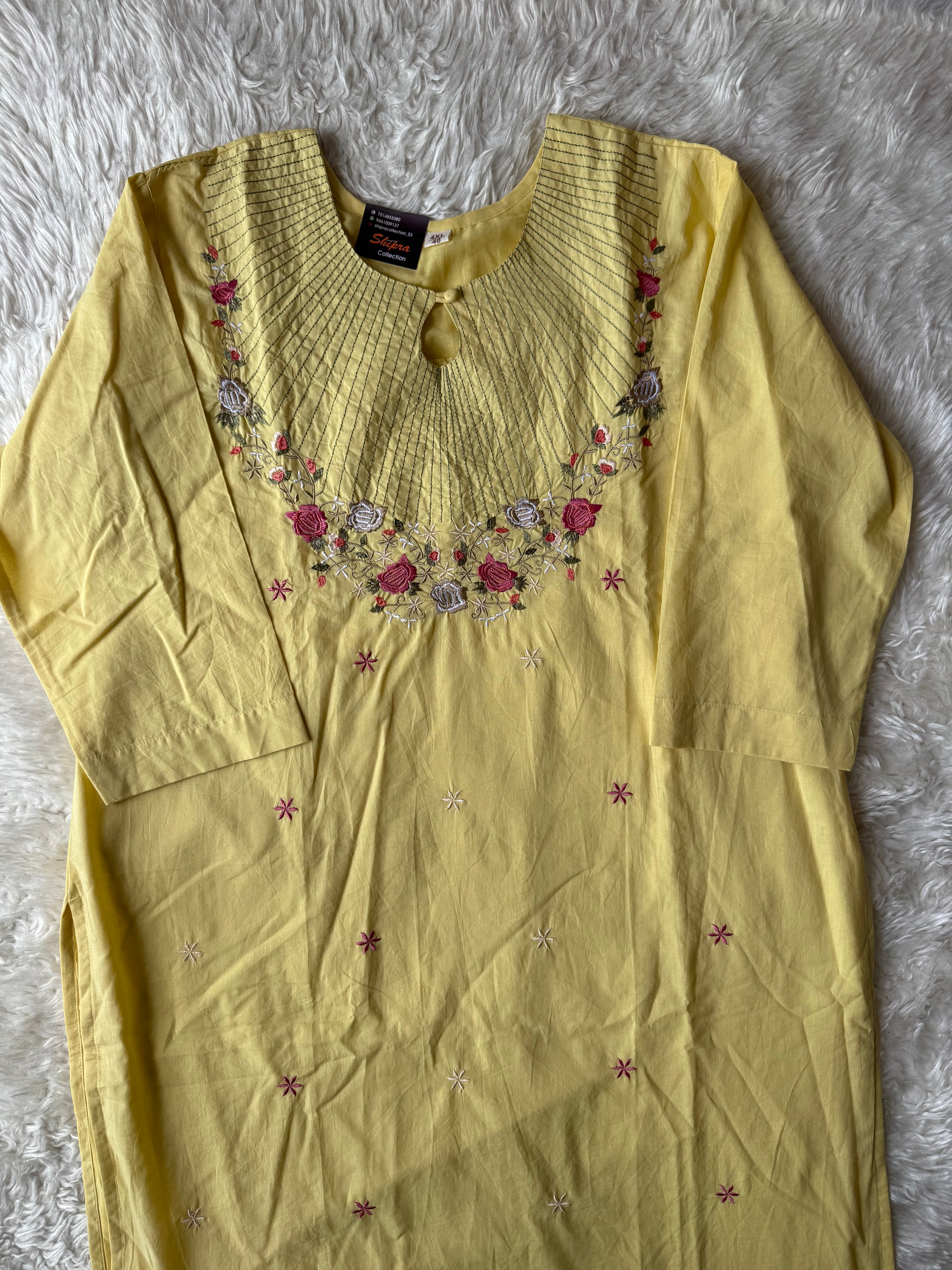 Premium Mul Cotton Thread Work Collection