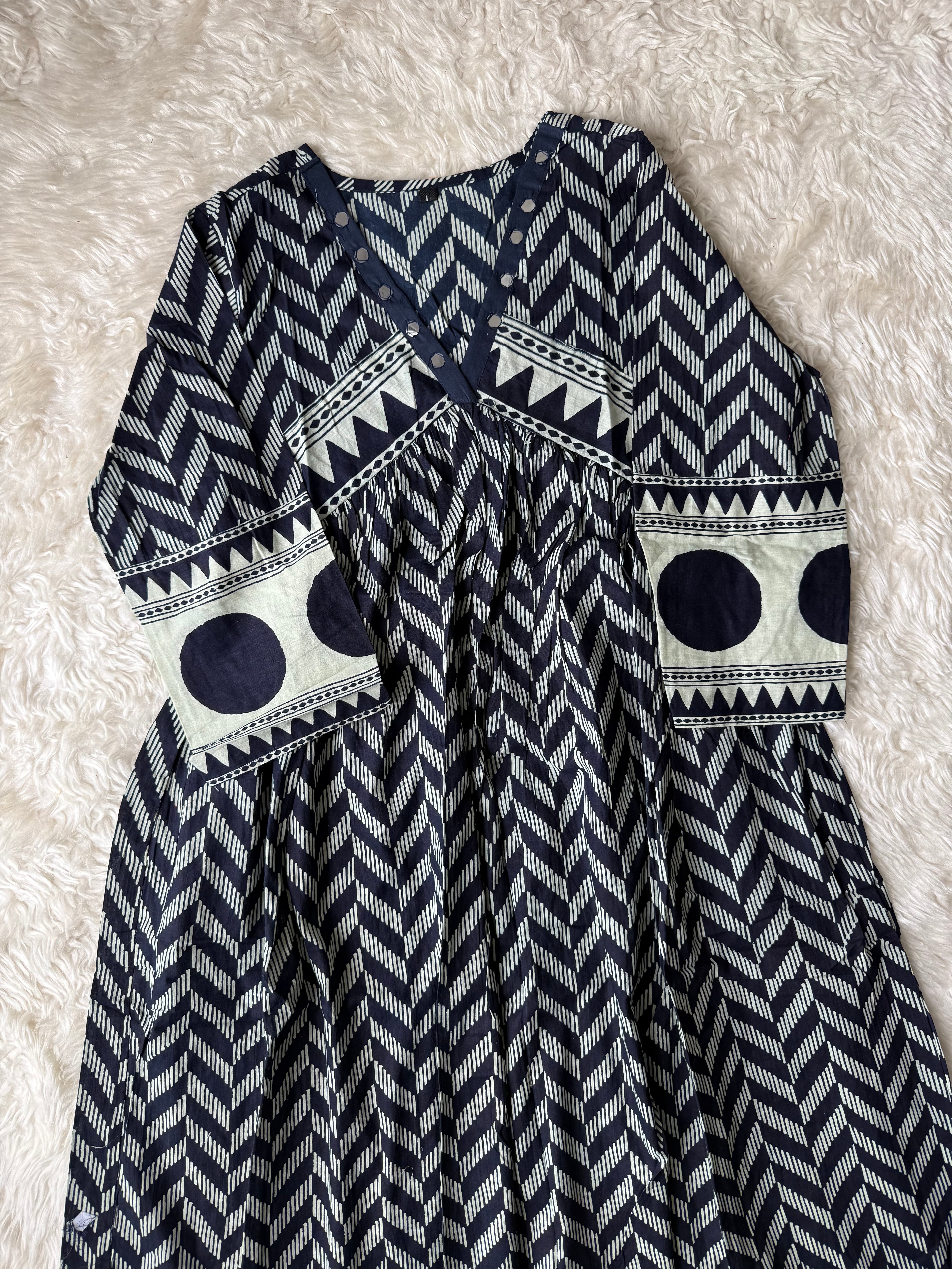 Cotton FLARE Kurti Pant Set